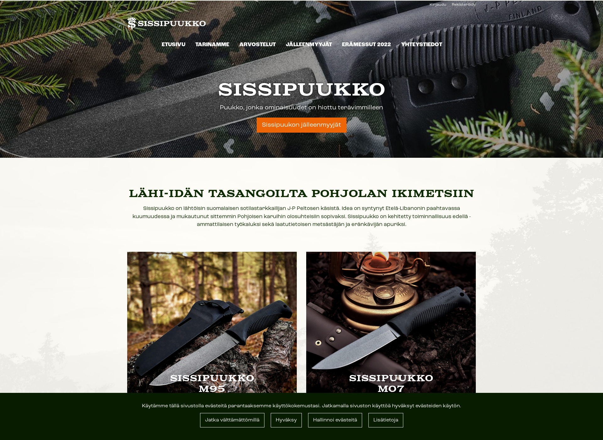 Screenshot for sissipuukko.fi