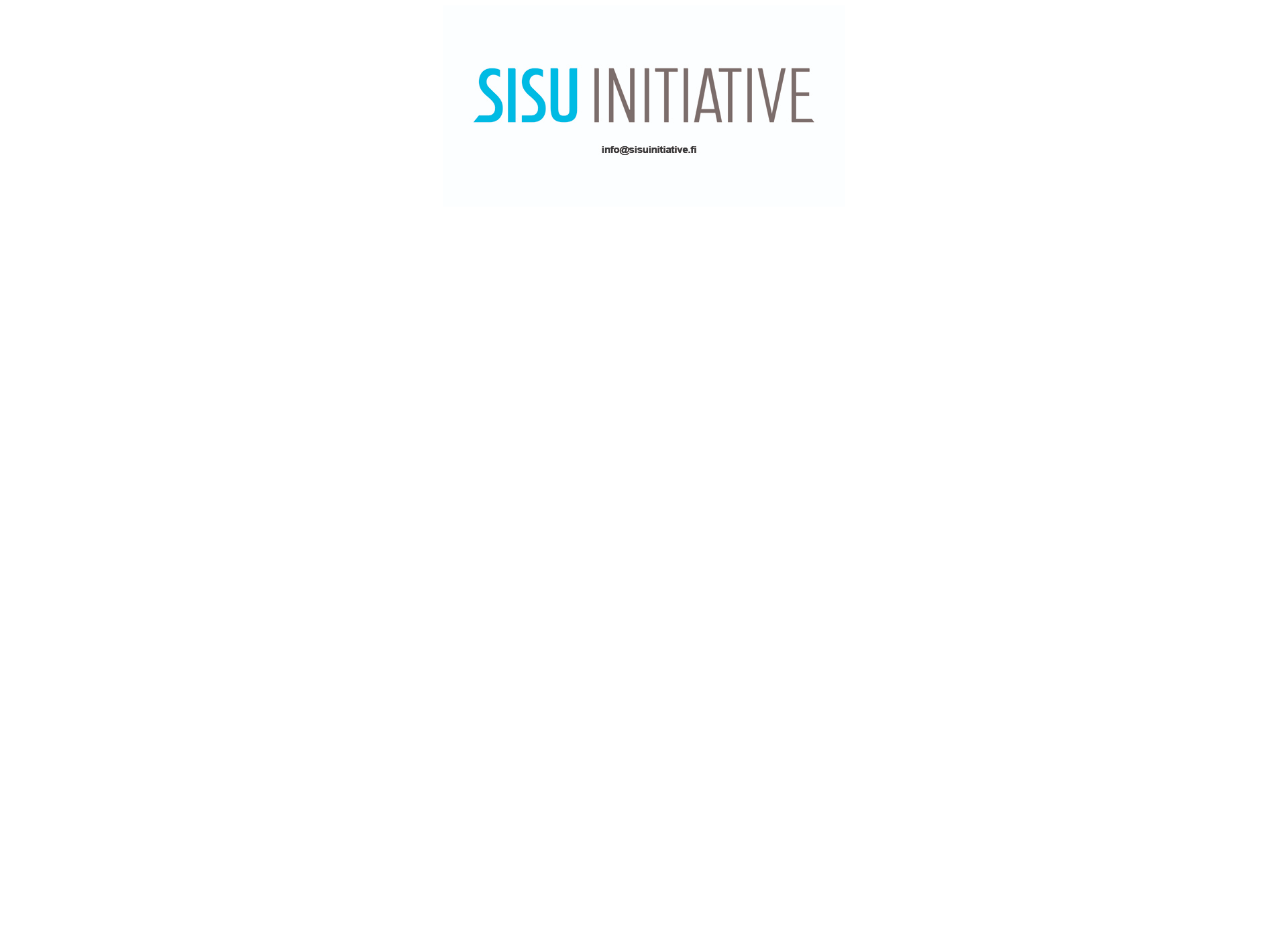 Skärmdump för sisuinitiative.fi