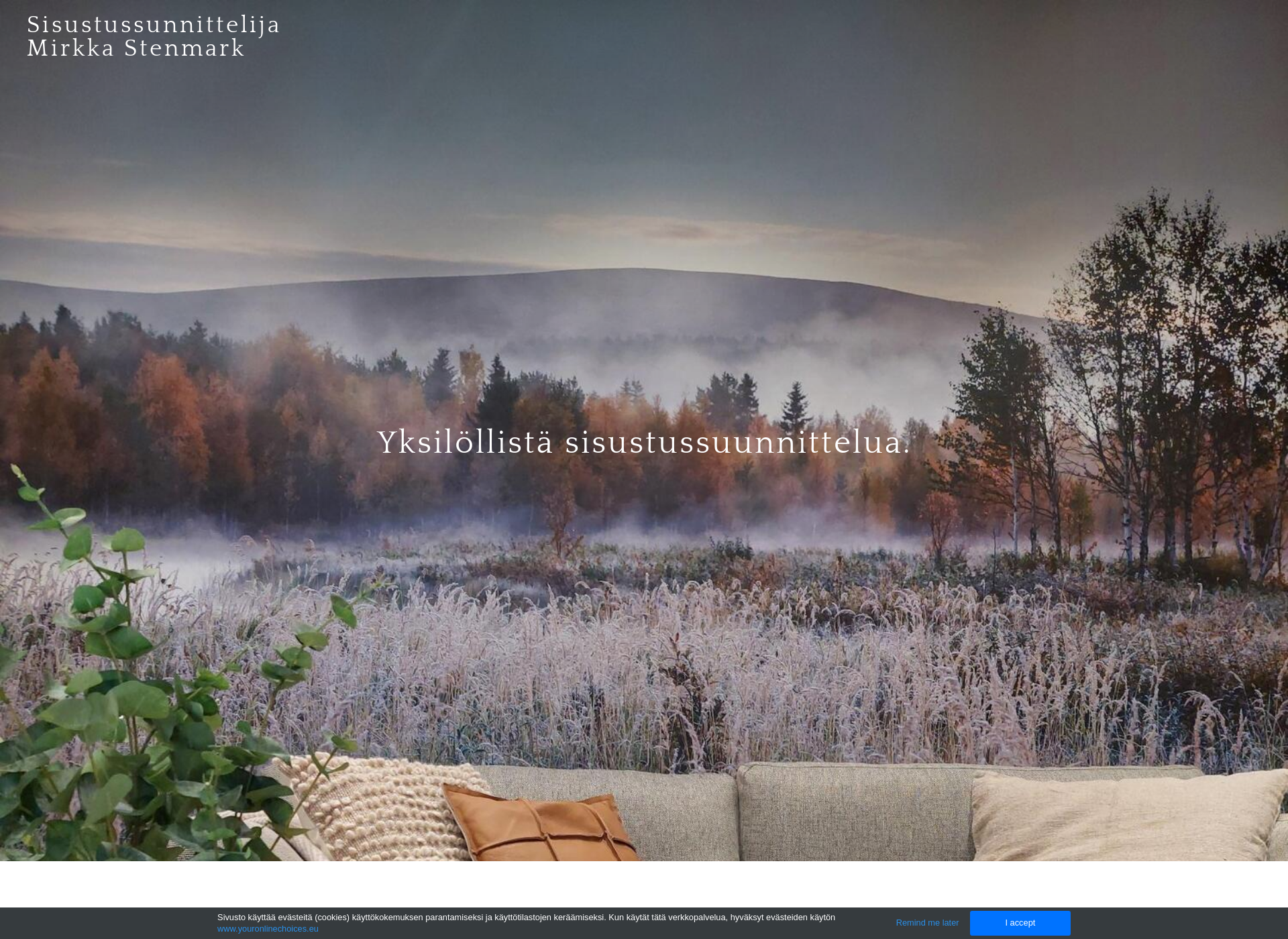 Screenshot for sisustajamirkka.fi