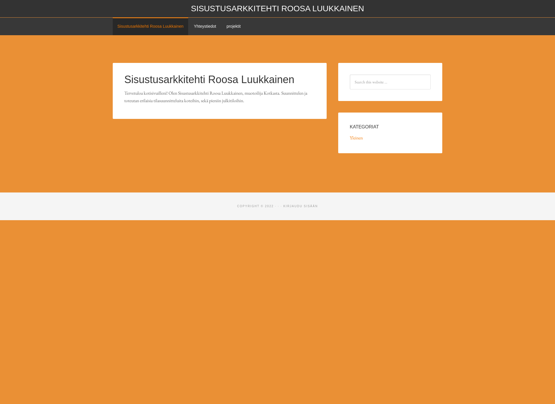 Screenshot for sisustusarkkitehtiroosaluukkainen.fi