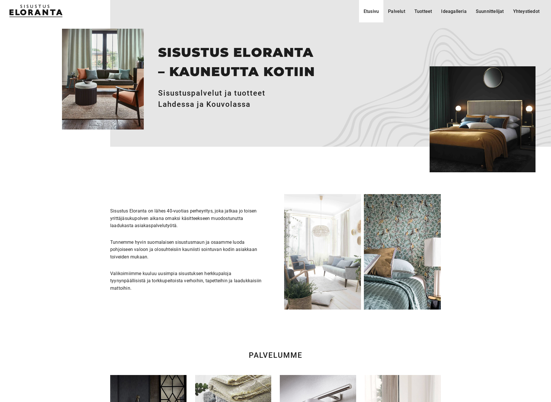 Screenshot for sisustuseloranta.fi