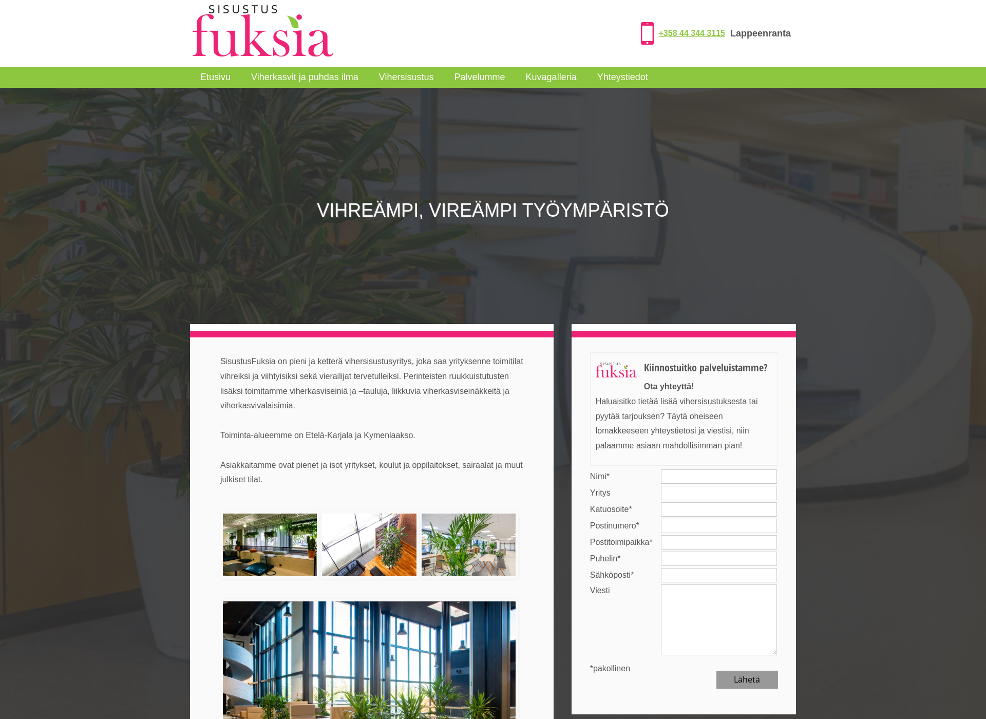 Screenshot for sisustusfuksia.fi