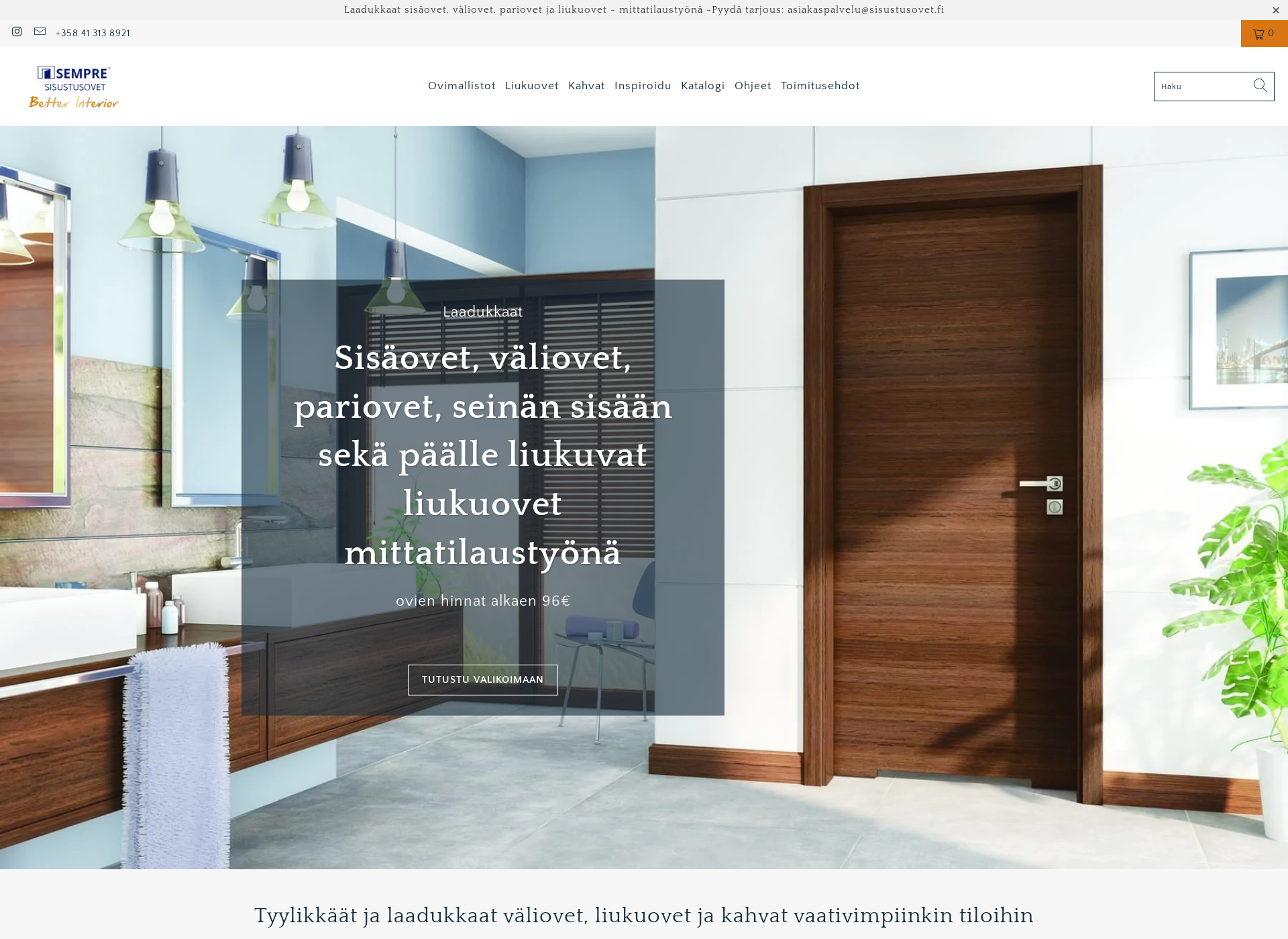 Skärmdump för sisustusovet.fi