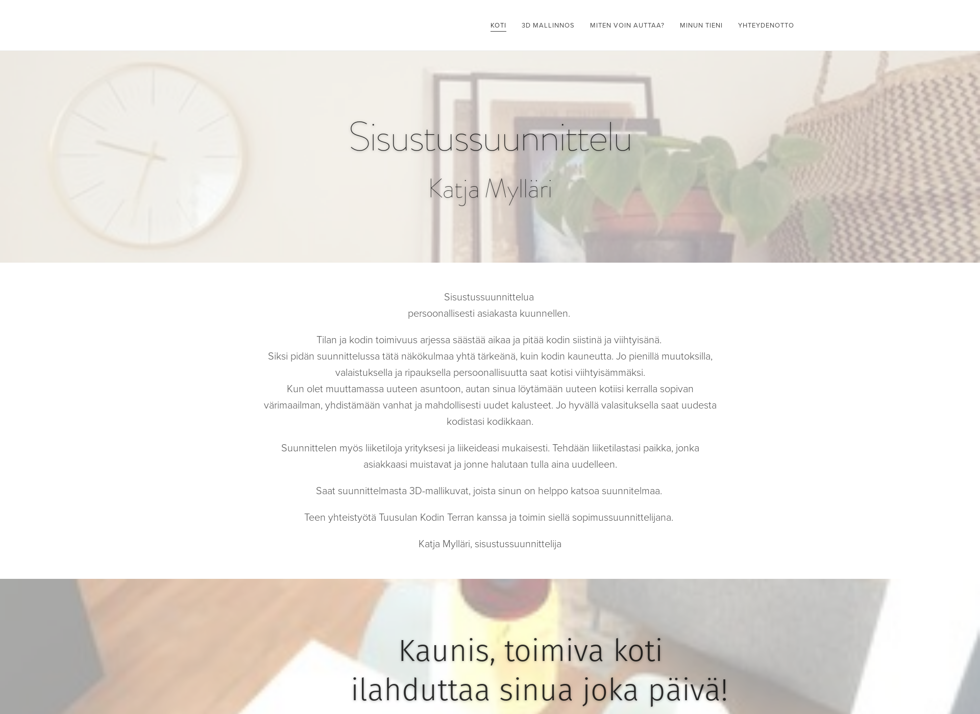 Screenshot for sisustussuunnittelumyllari.fi