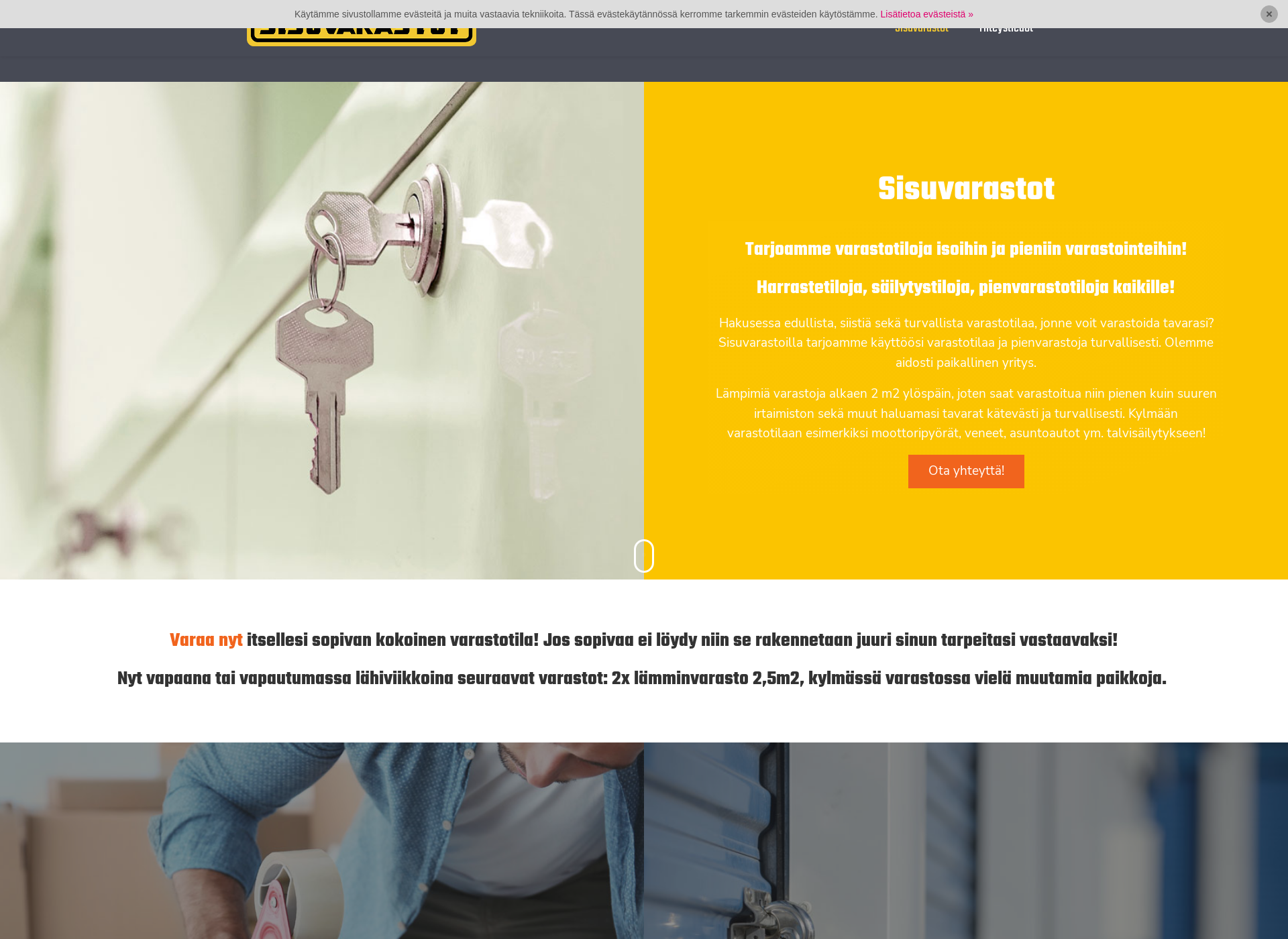 Screenshot for sisuvarastot.fi