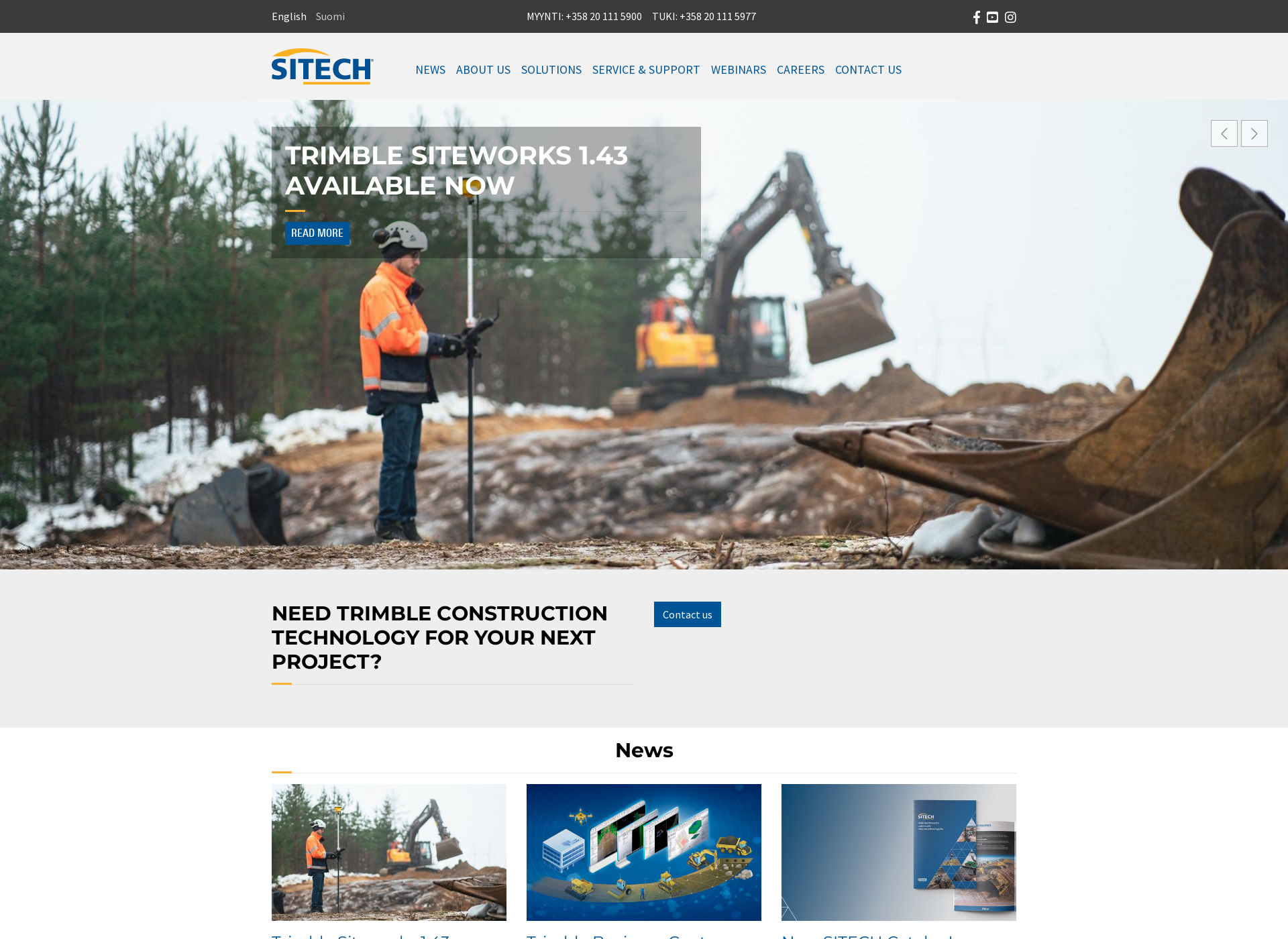 Screenshot for sitech.fi
