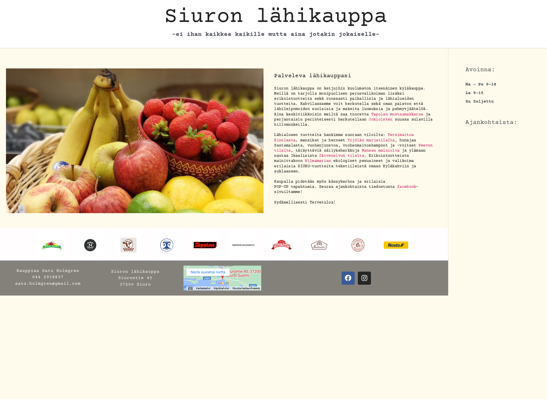 Screenshot for siuronlahikauppa.fi