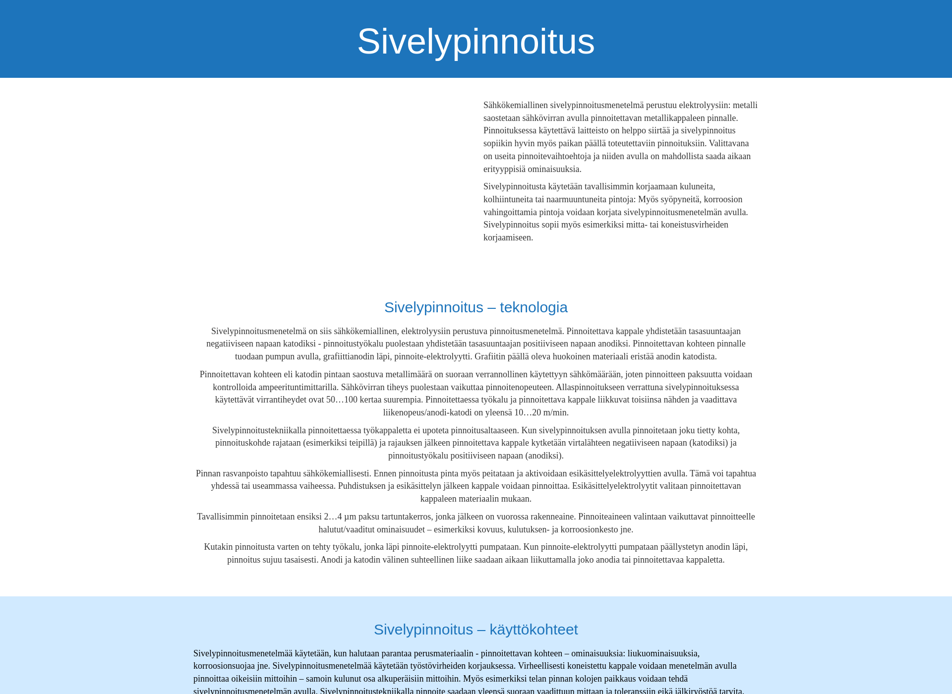 Screenshot for sivelypinnoitus.fi