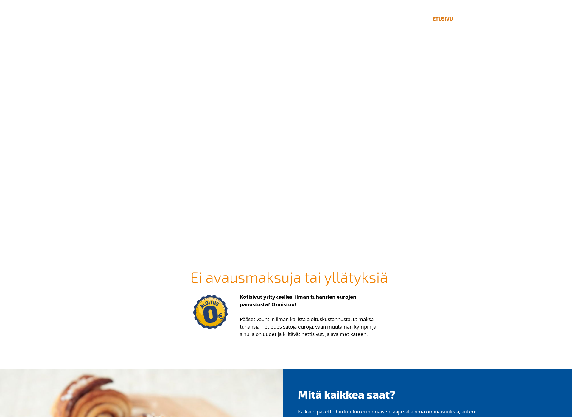 Skärmdump för sivutyritykselle.fi
