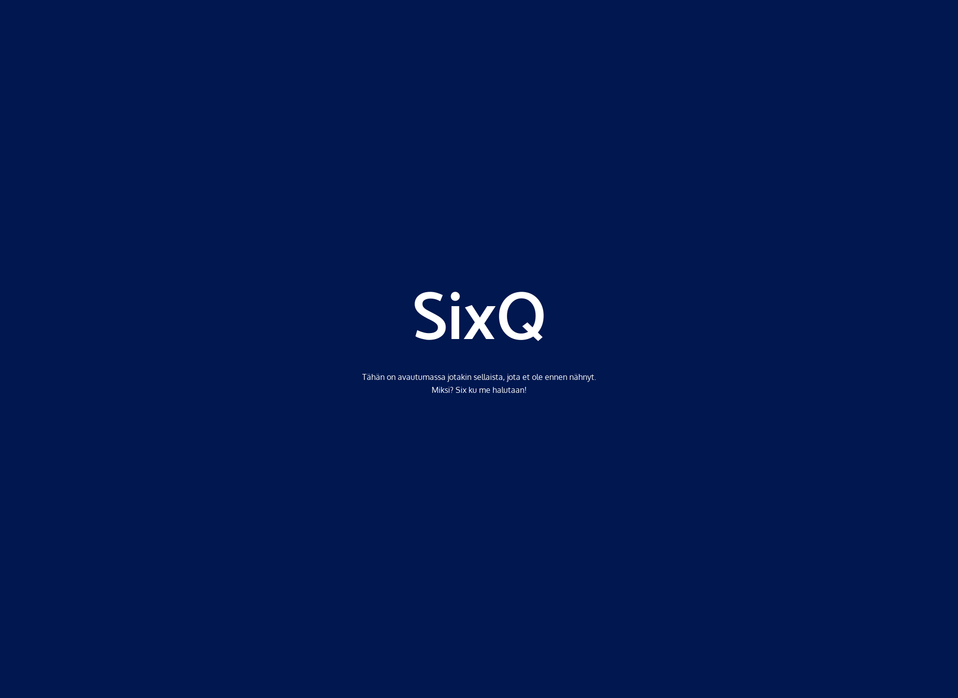 Skärmdump för sixq.fi