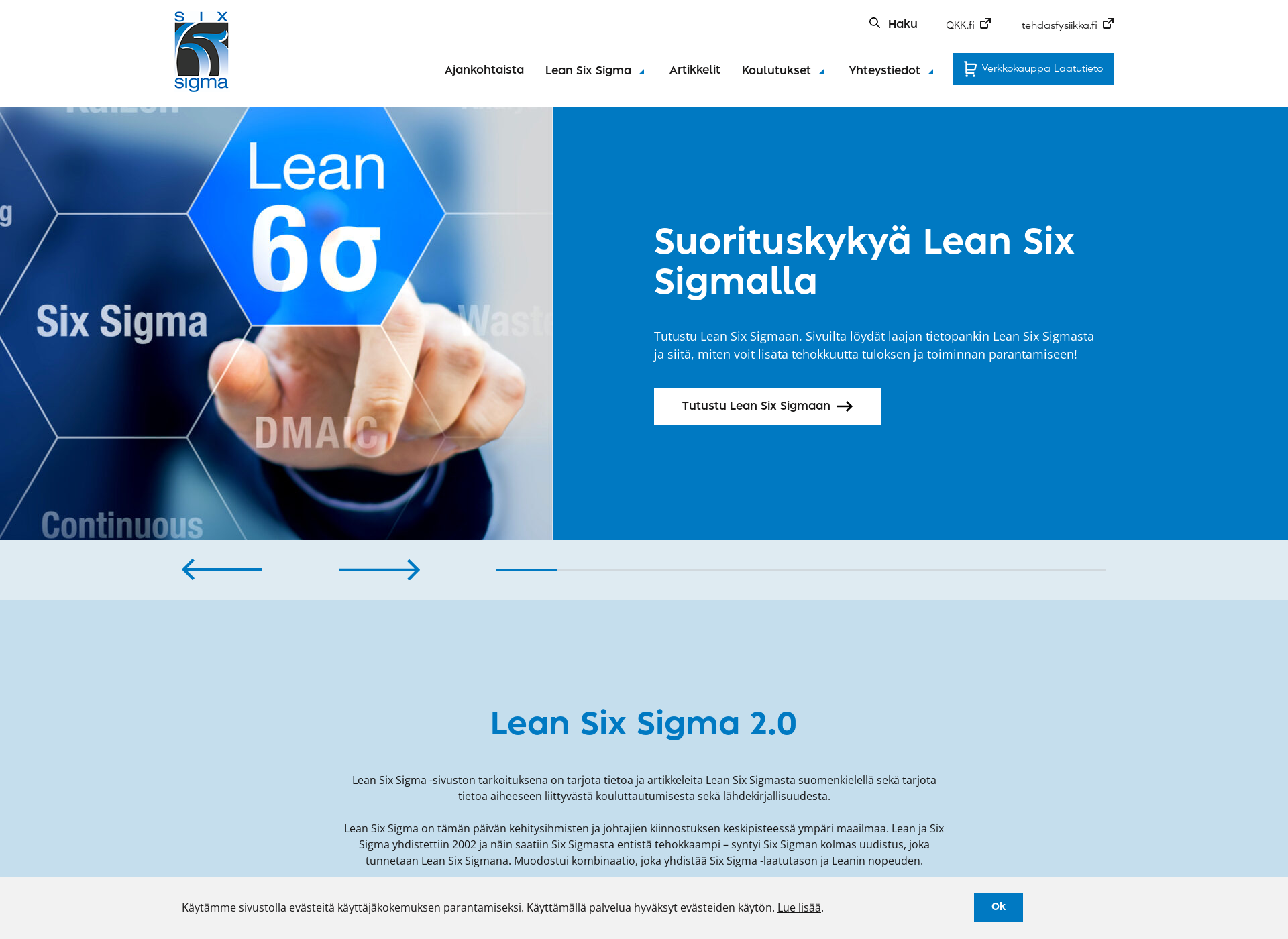 Screenshot for sixsigma.fi