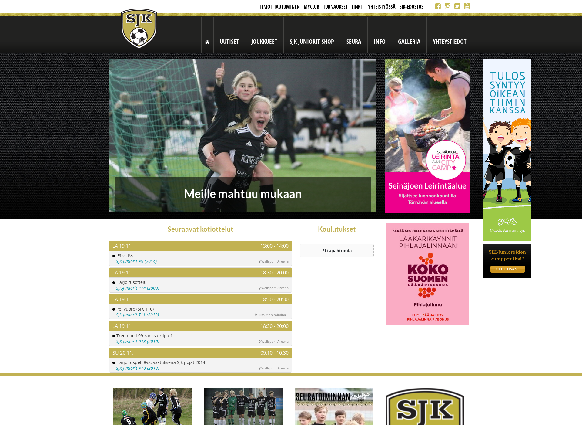 Screenshot for sjk-juniorit.fi