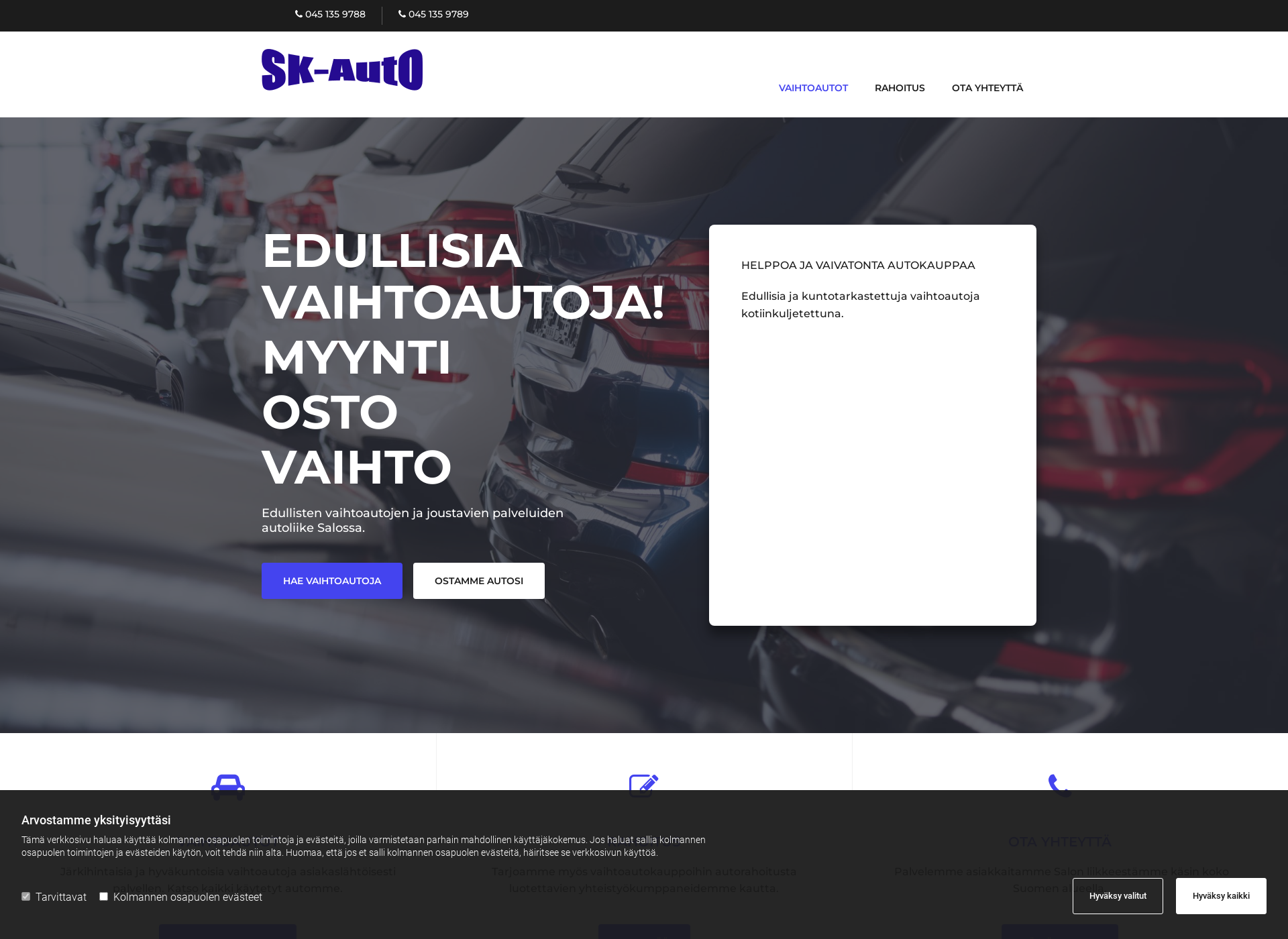 Screenshot for sk-auto.fi