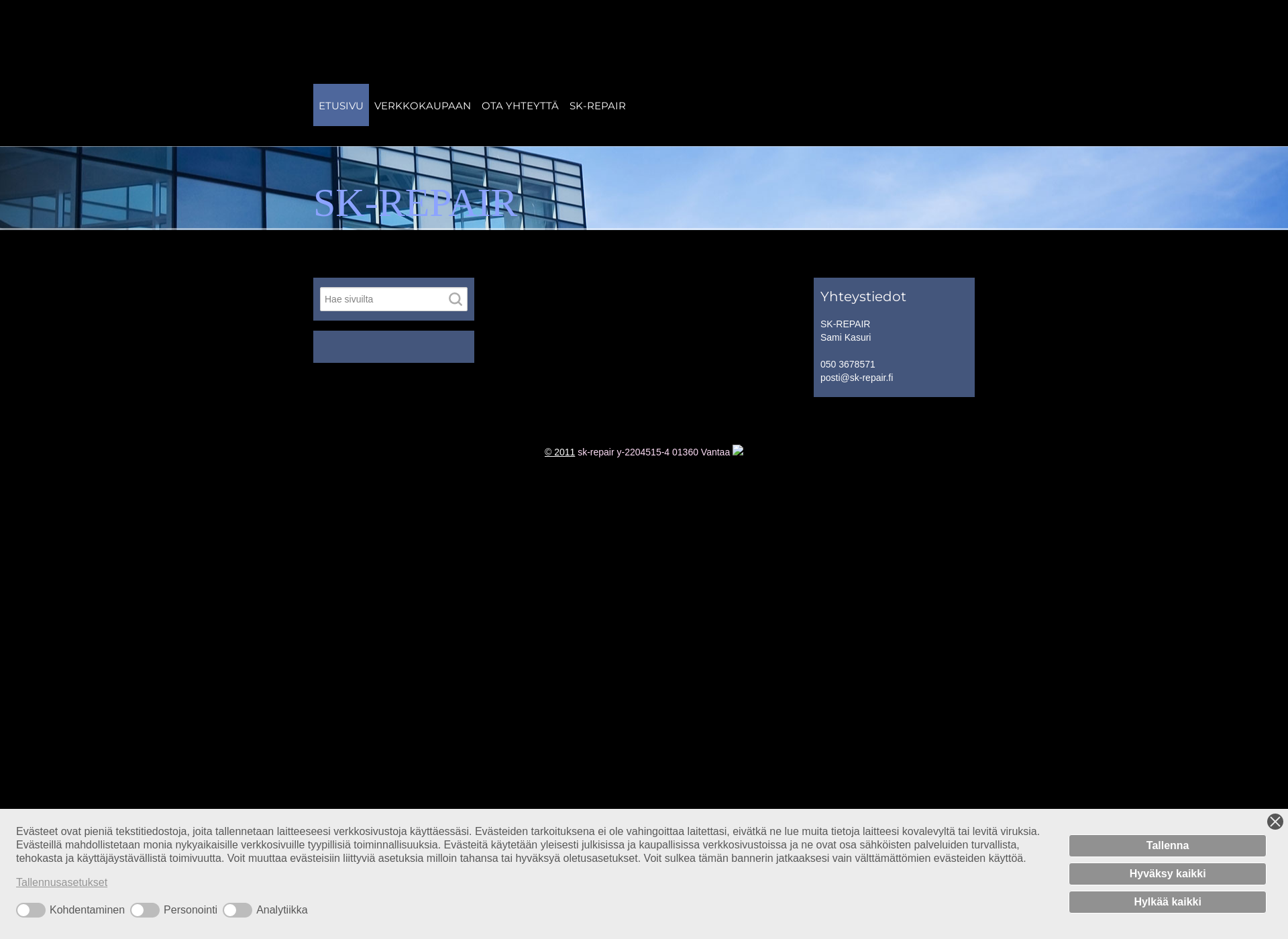 Screenshot for sk-repair.fi