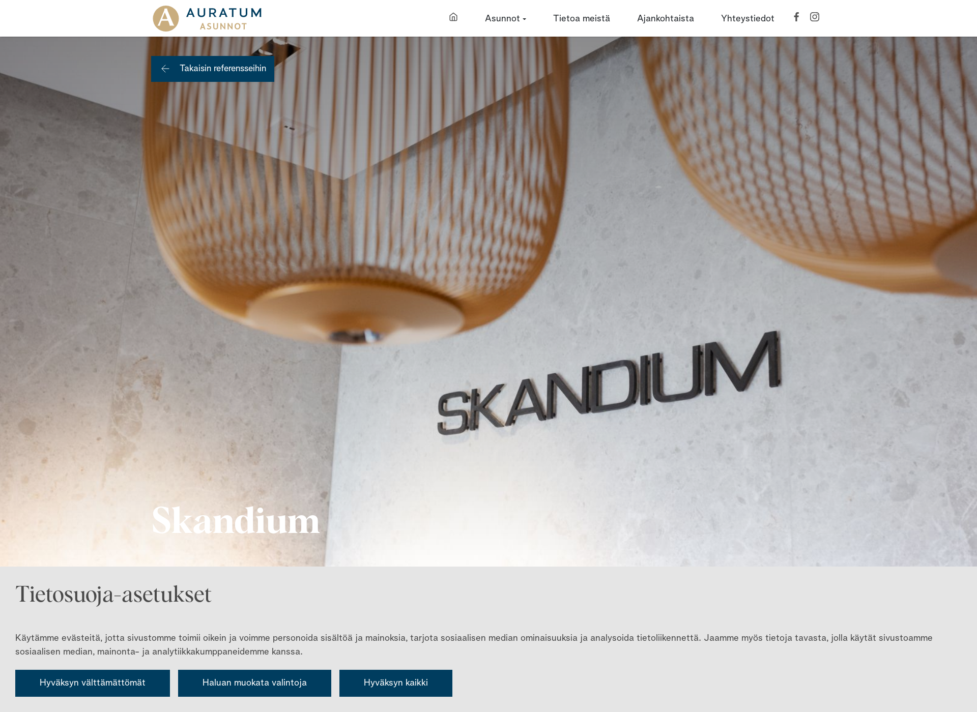 Screenshot for skandium.fi