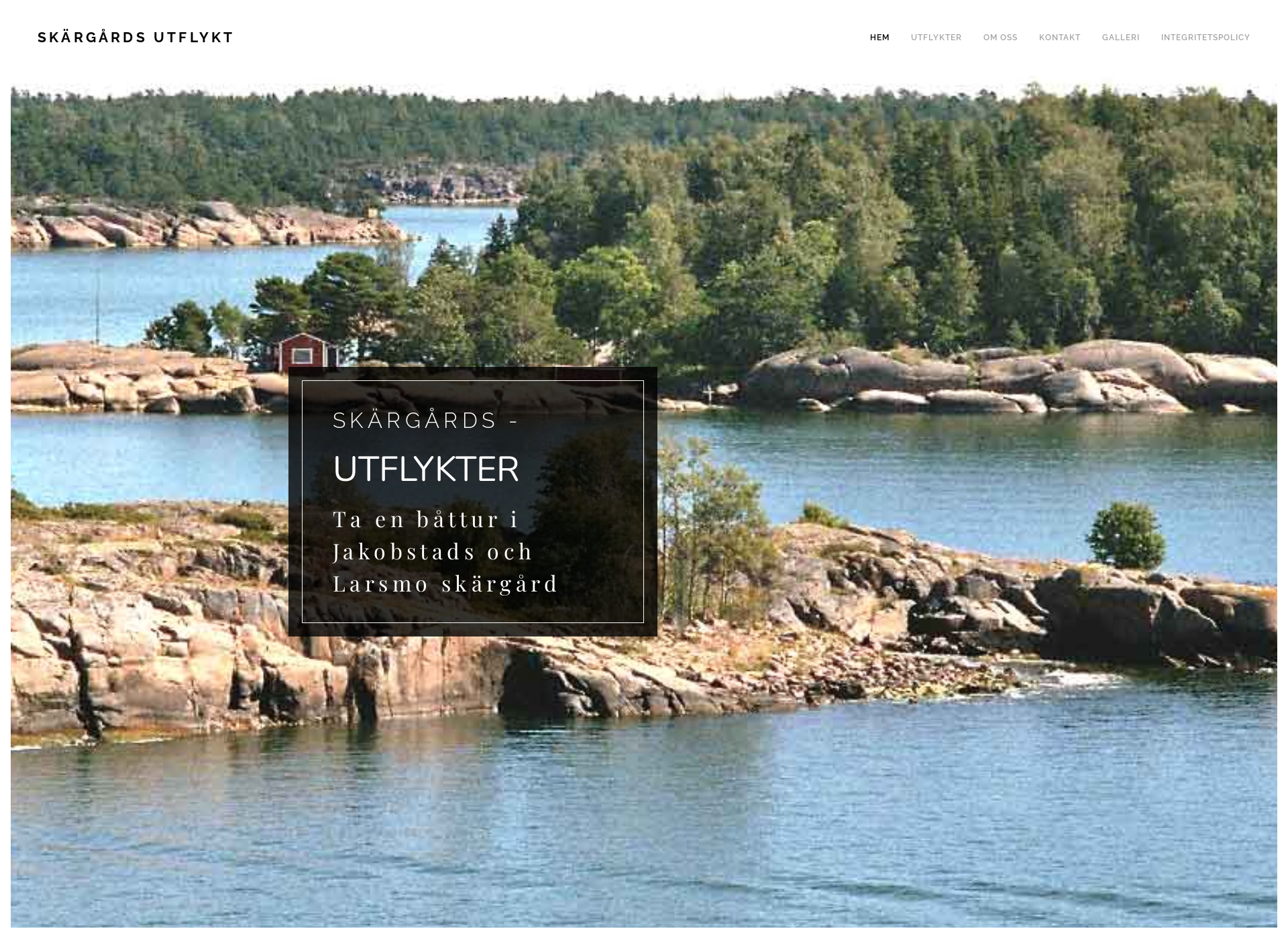 Screenshot for skargardsutflykt.fi