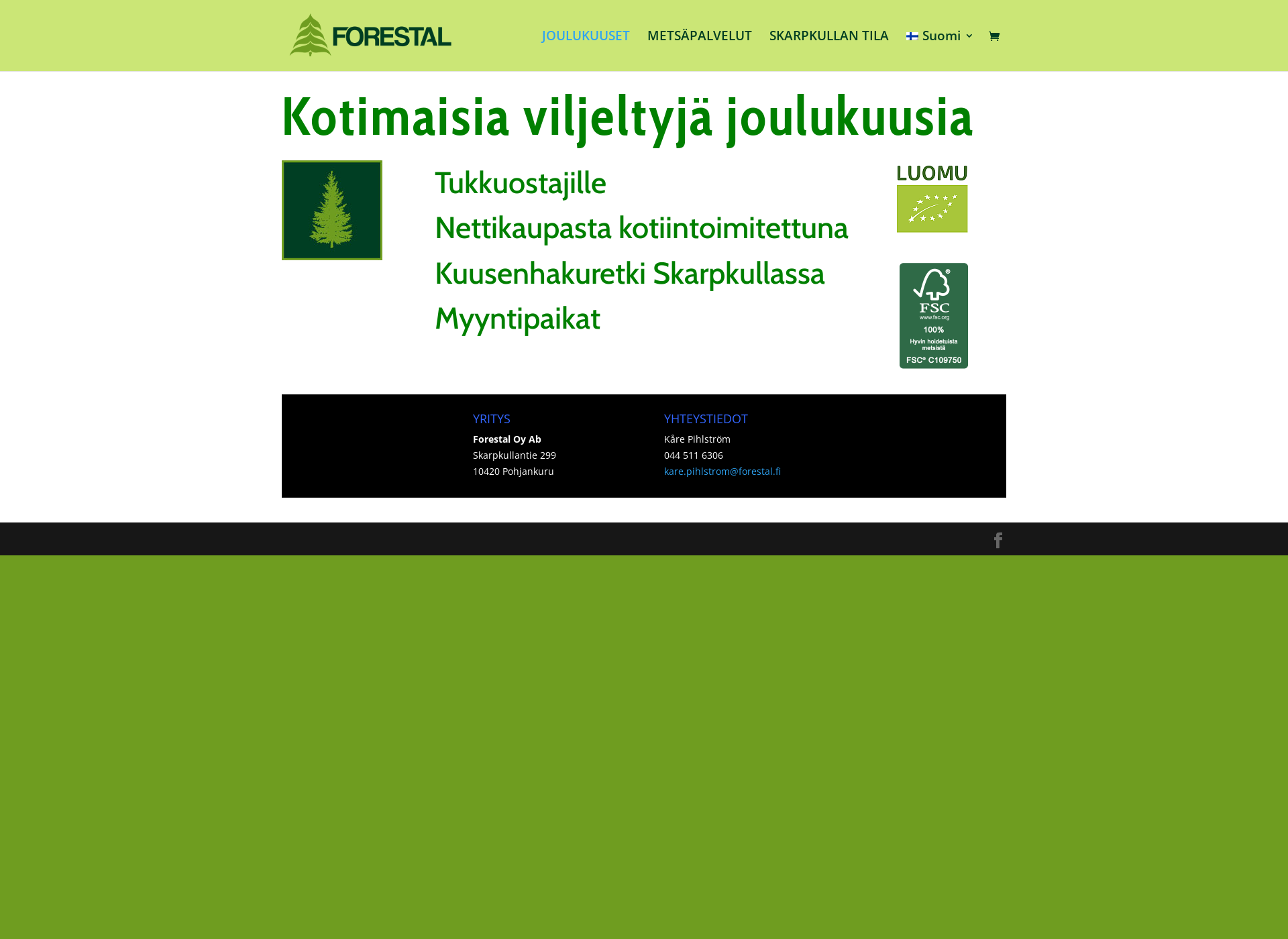 Screenshot for skarpkulla.fi