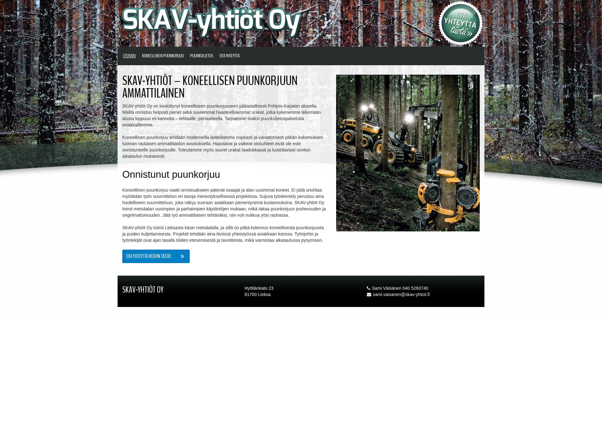 Screenshot for skav-yhtiot.fi