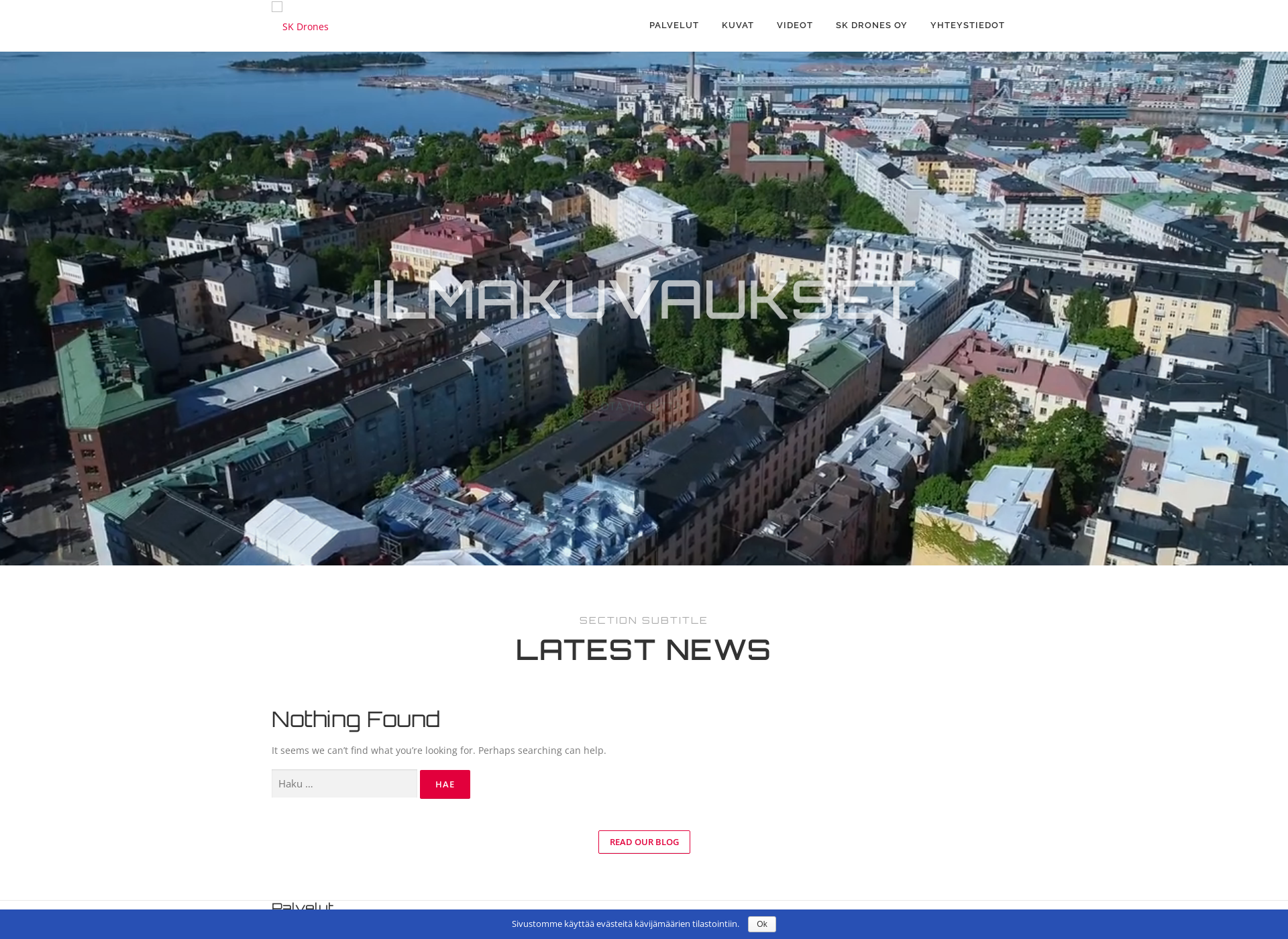 Skärmdump för skdrones.fi