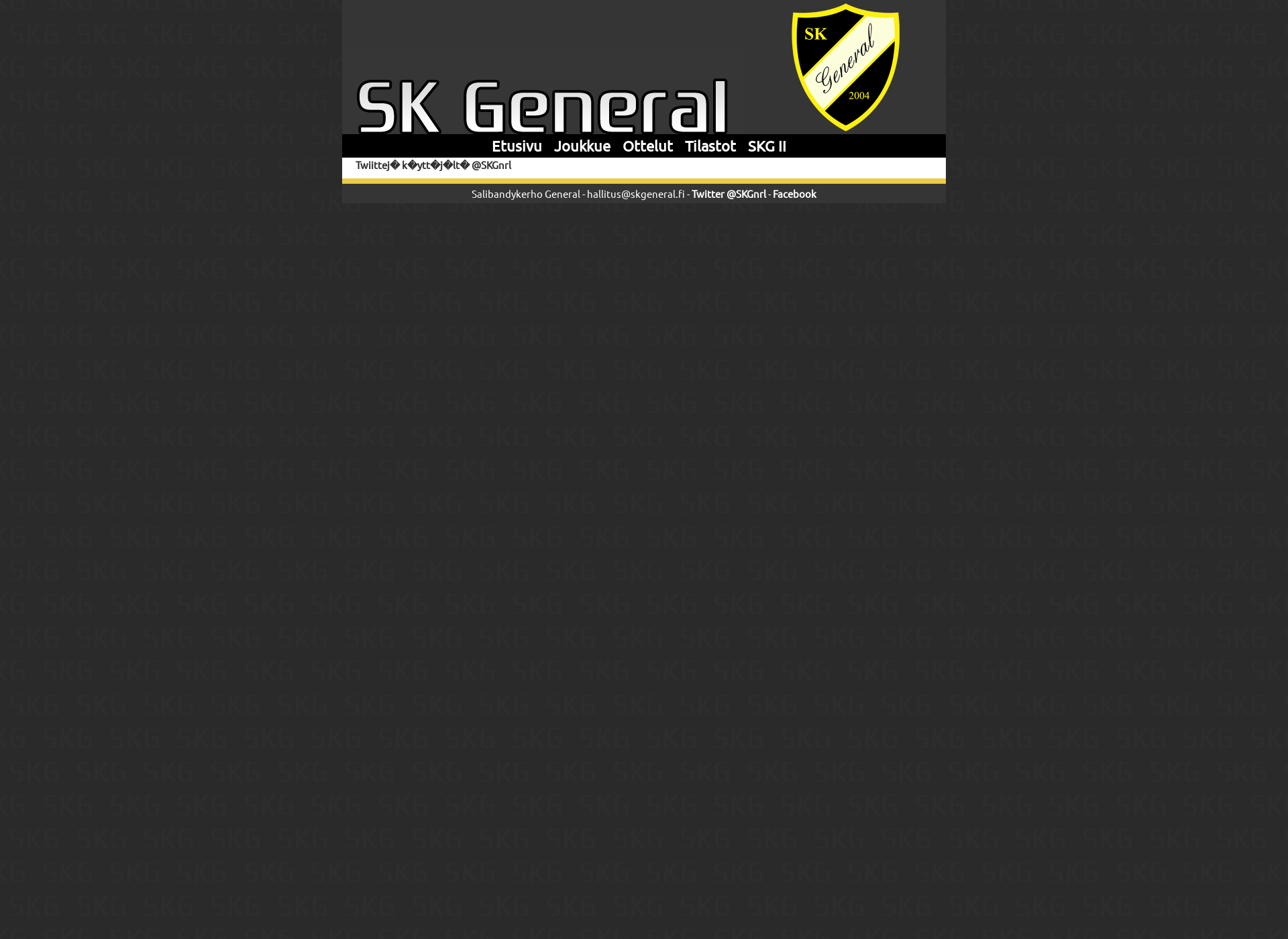 Skärmdump för skgeneral.fi