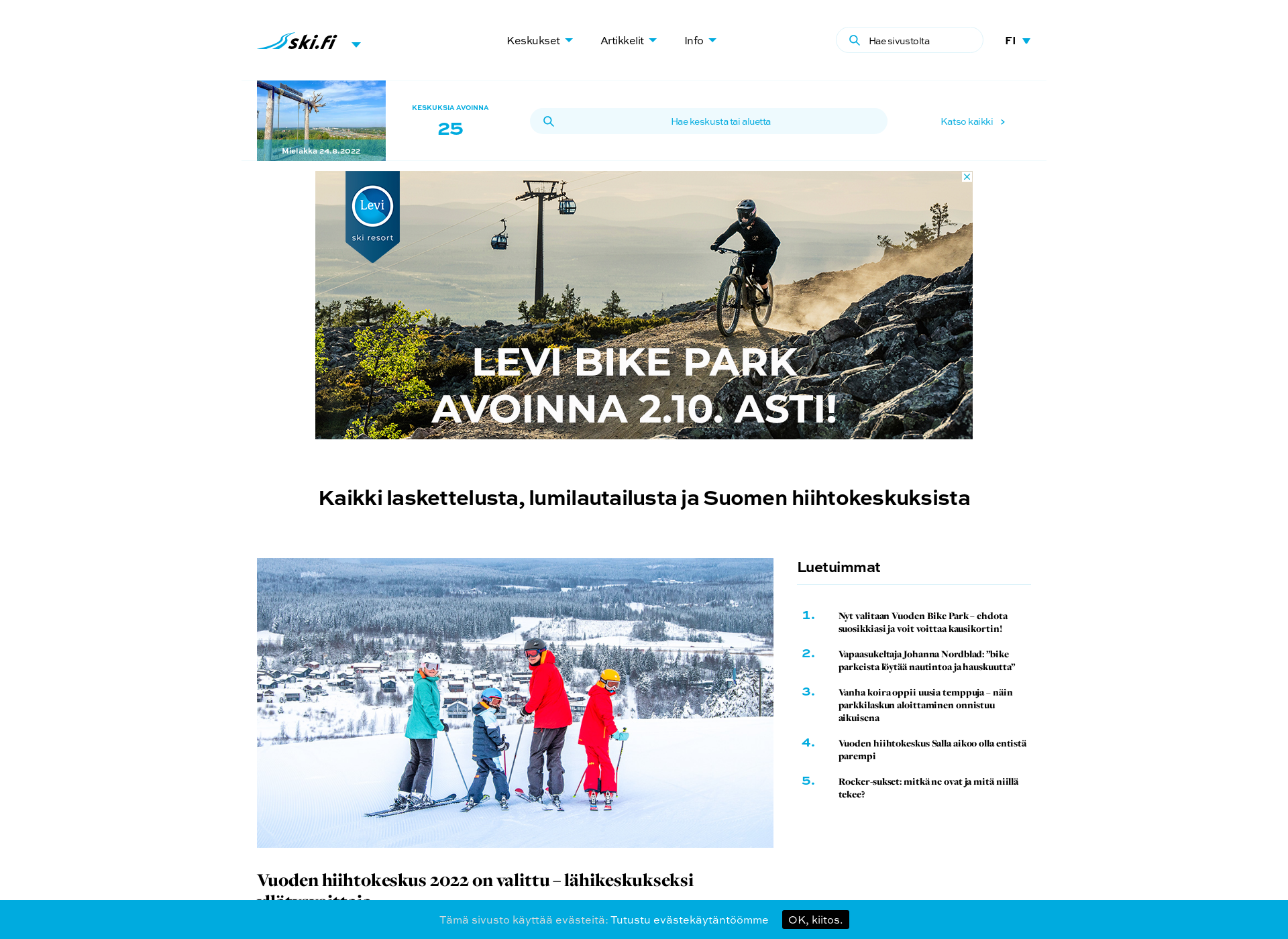 Näyttökuva ski.fi
