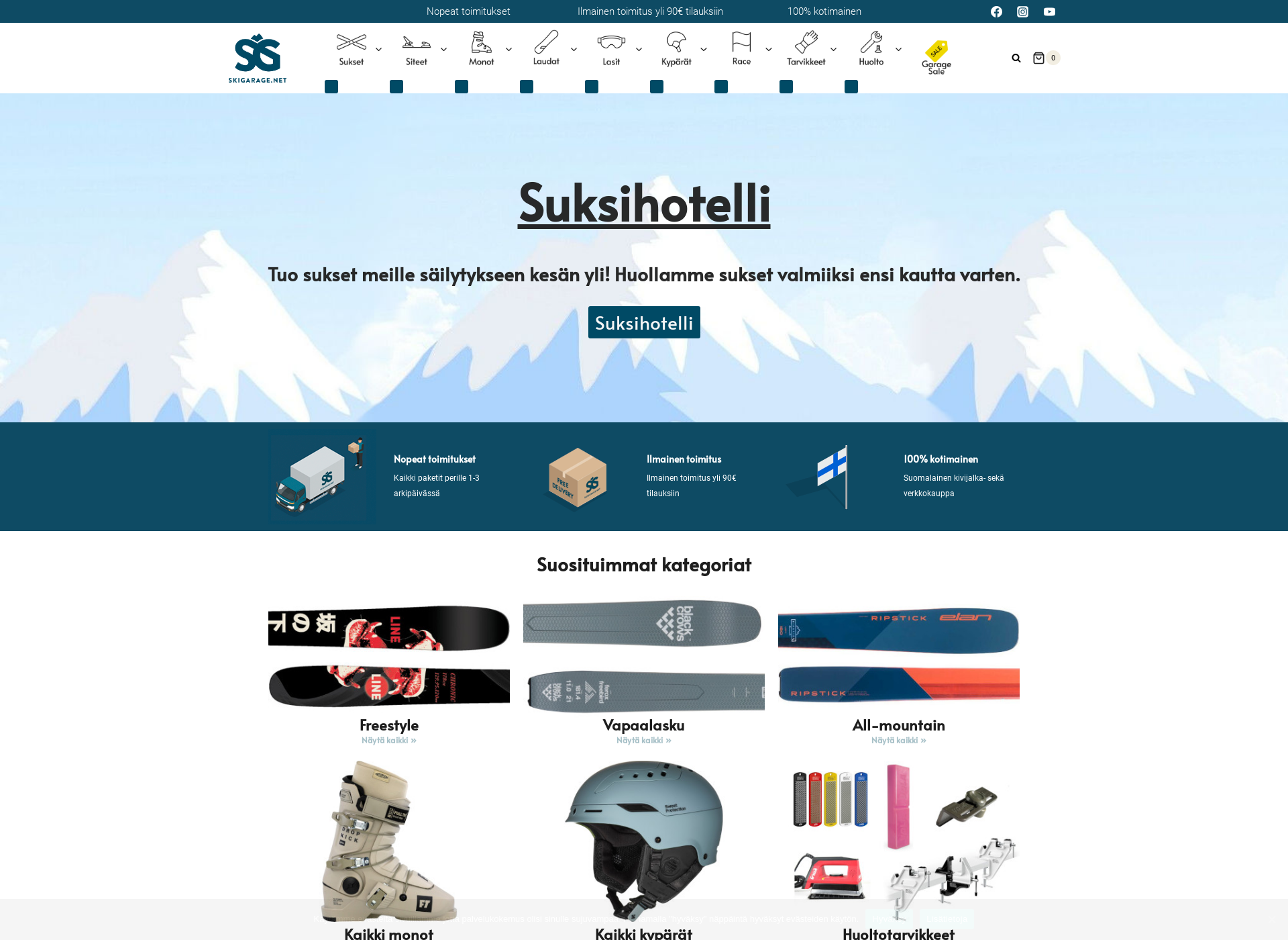 Screenshot for skigarage.net
