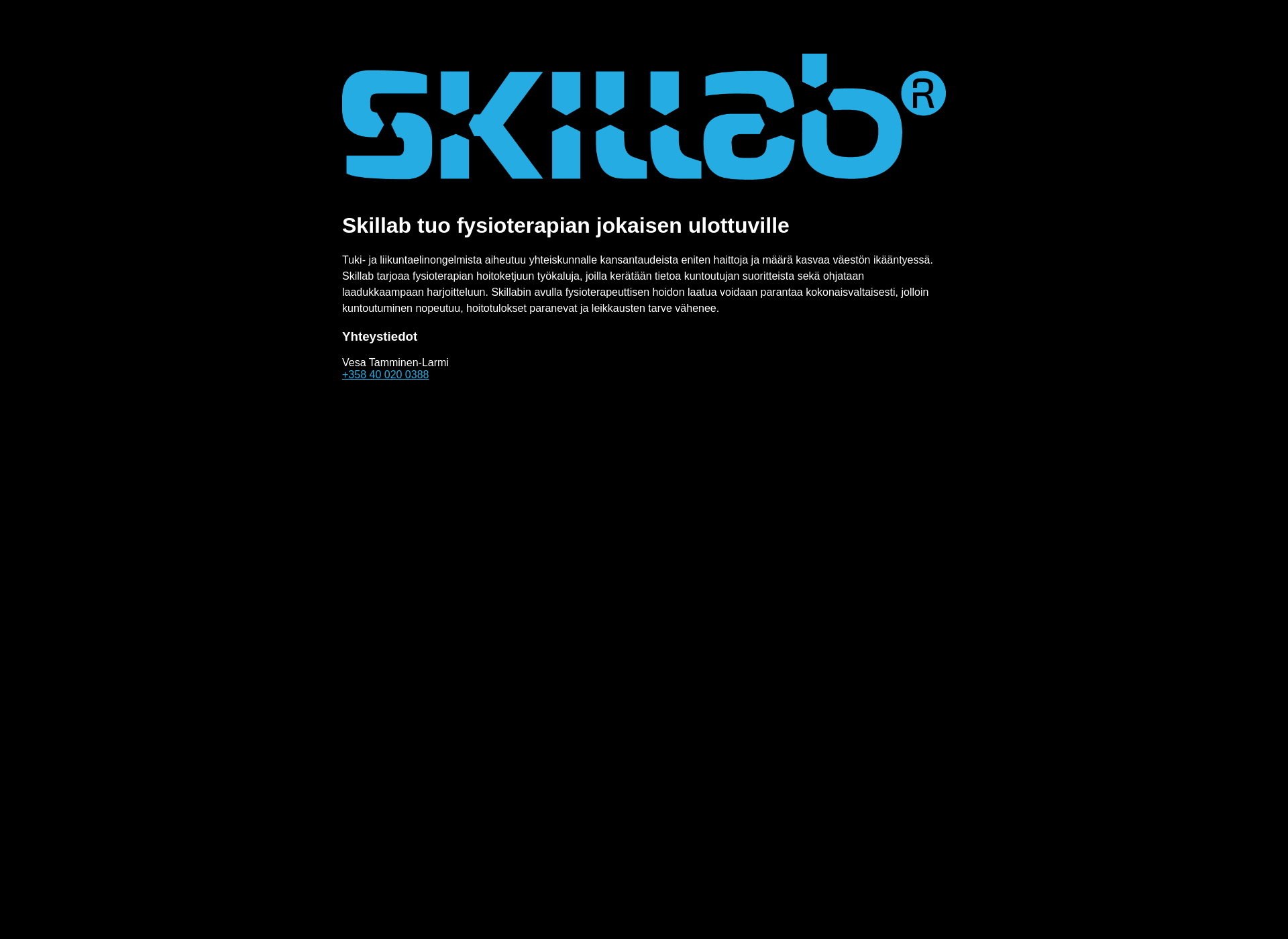 Screenshot for skillab.fi