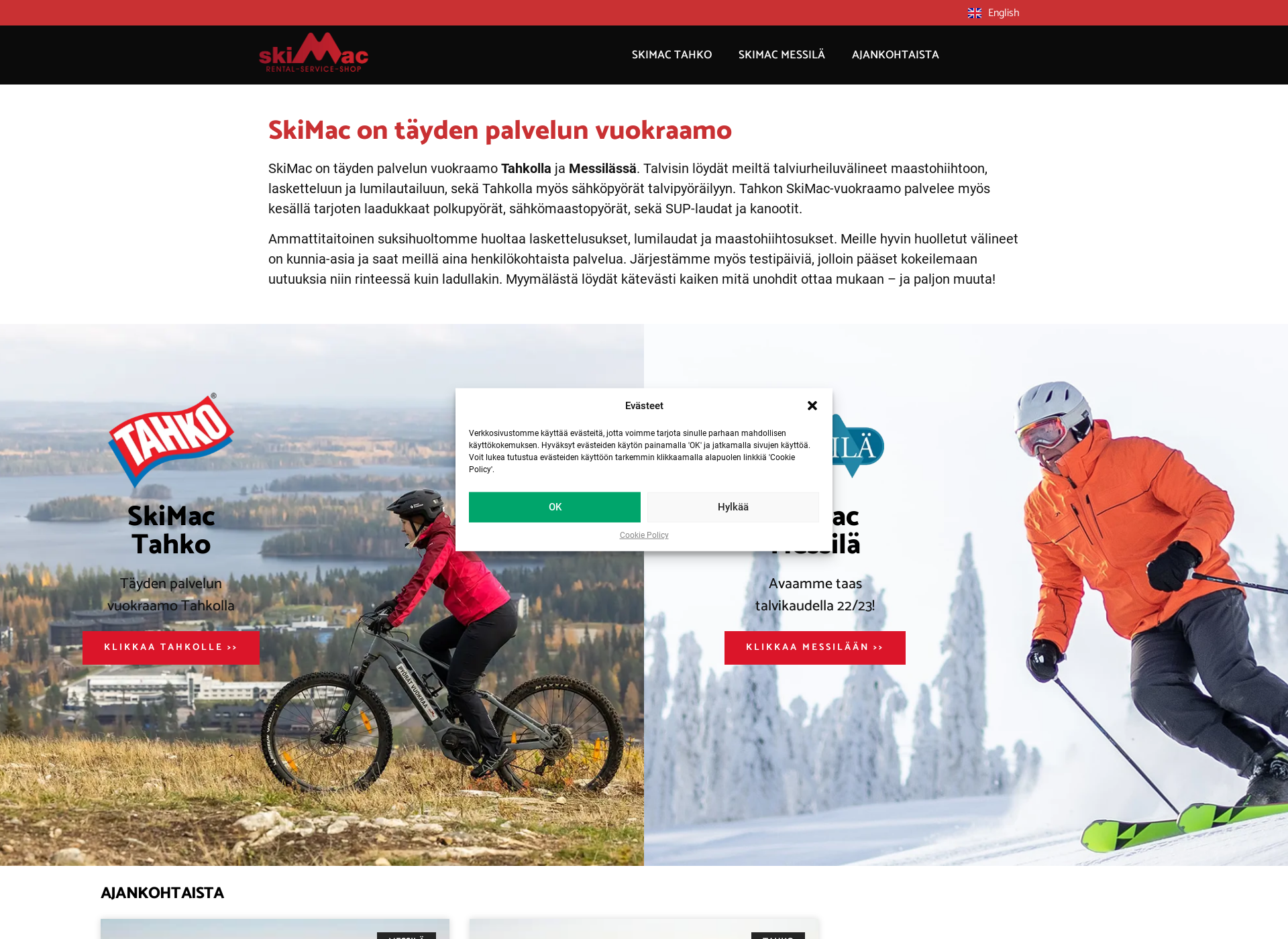 Screenshot for skimac.fi