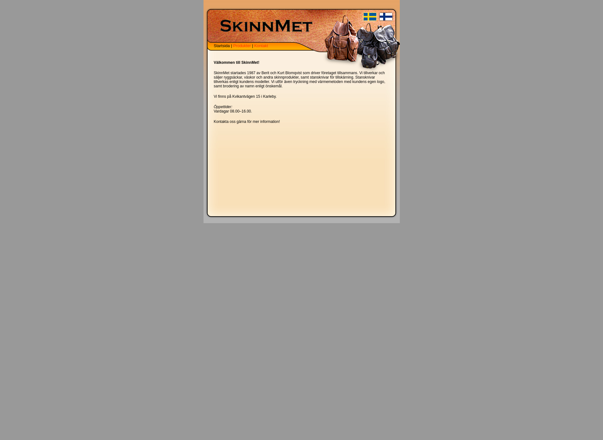 Screenshot for skinnmet.fi