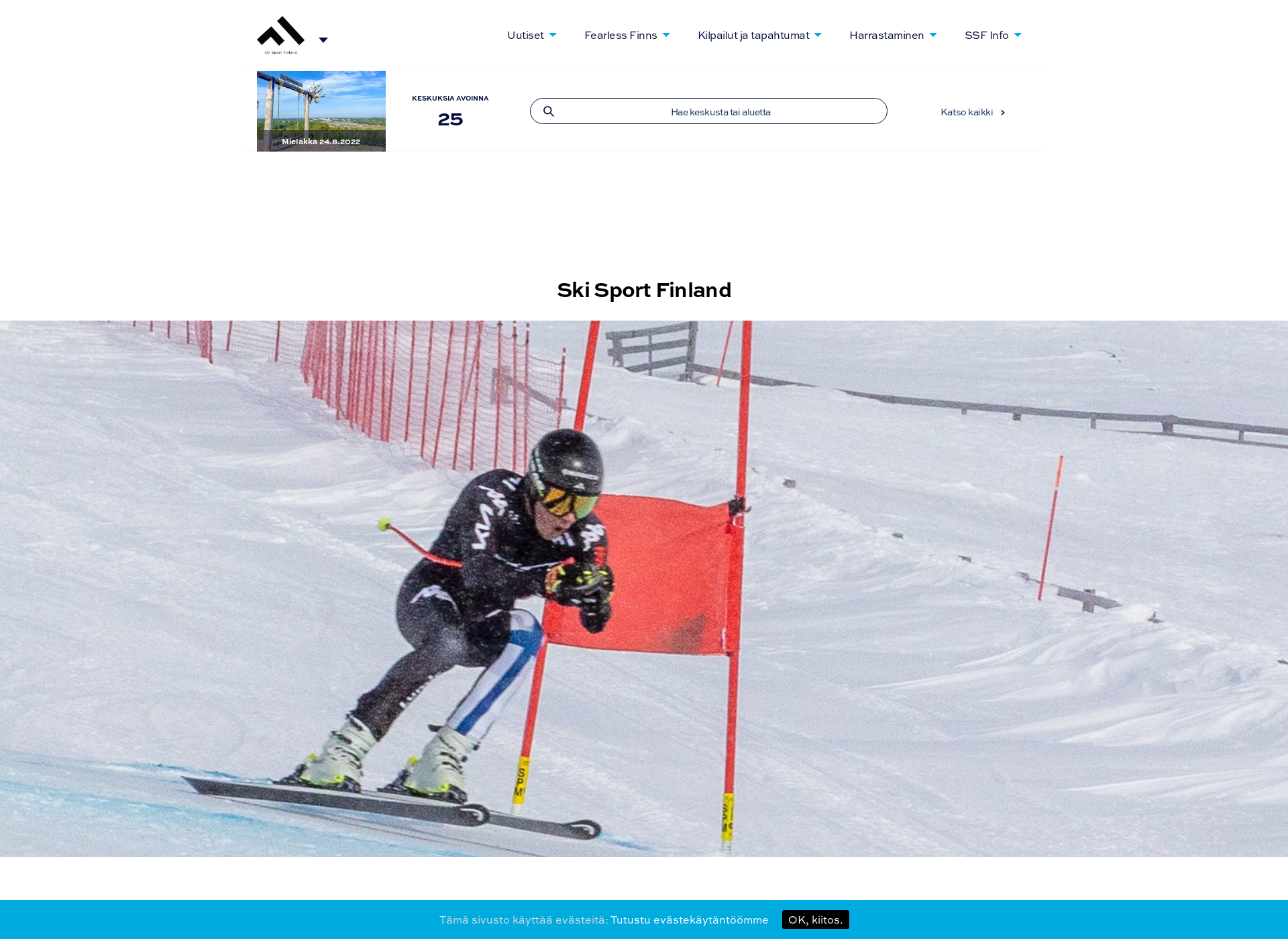 Skärmdump för skisport.fi