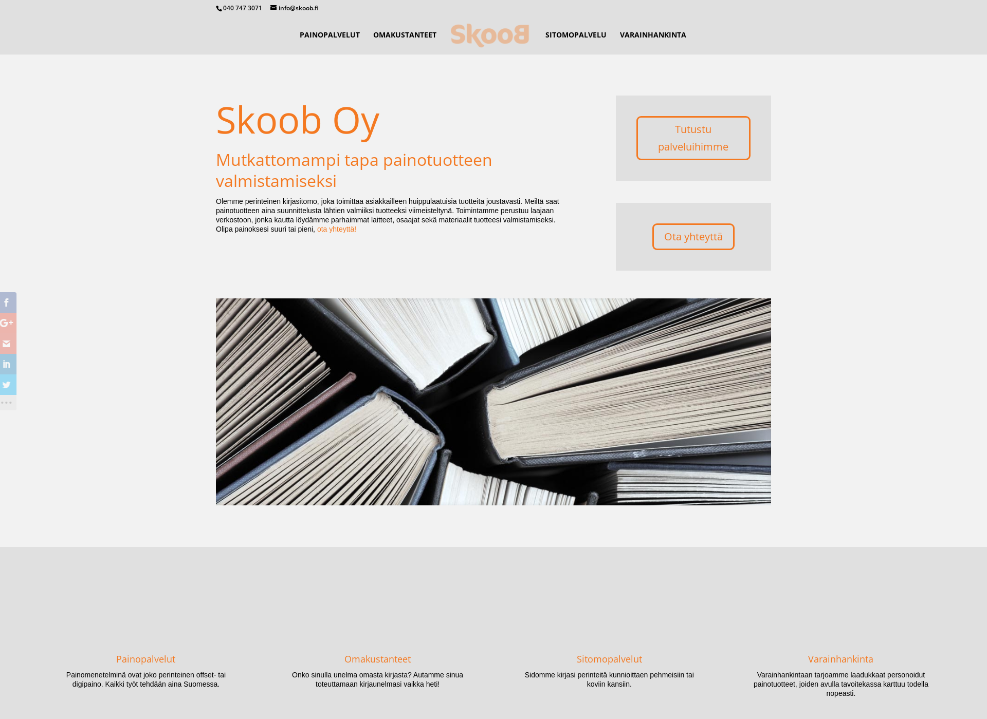 Screenshot for skoob.fi