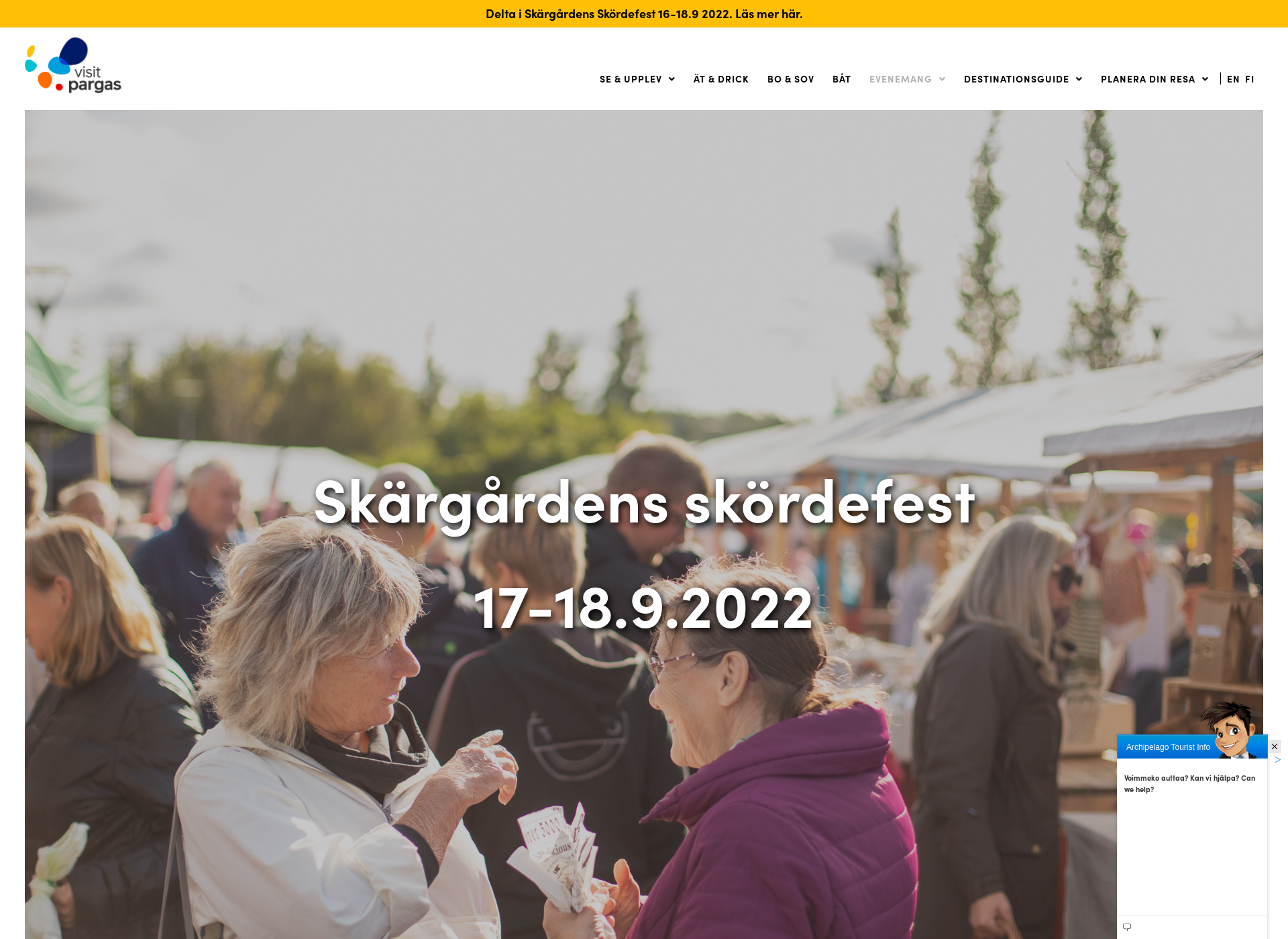 Screenshot for skordefest.fi
