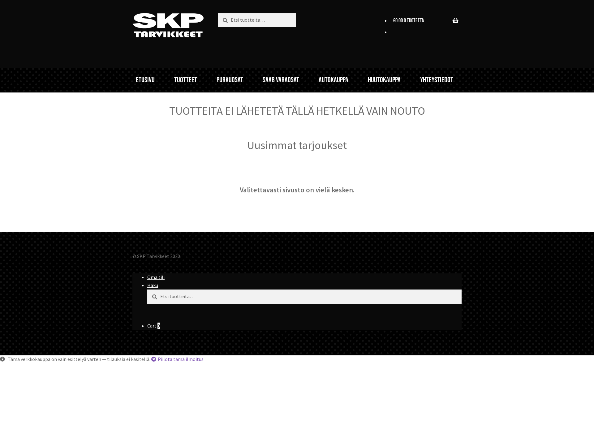 Screenshot for skp-varaosat.fi