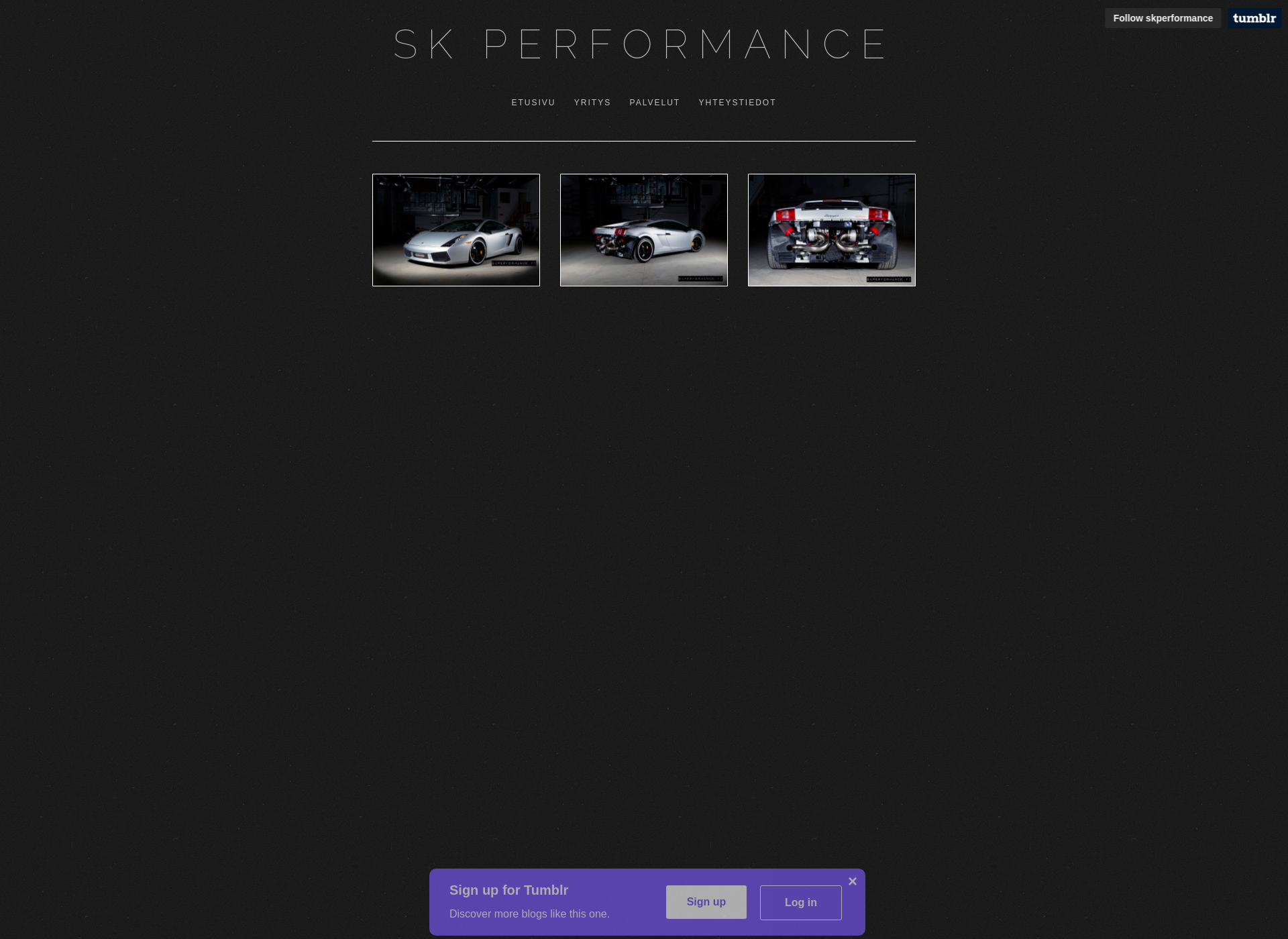Screenshot for skperformance.fi