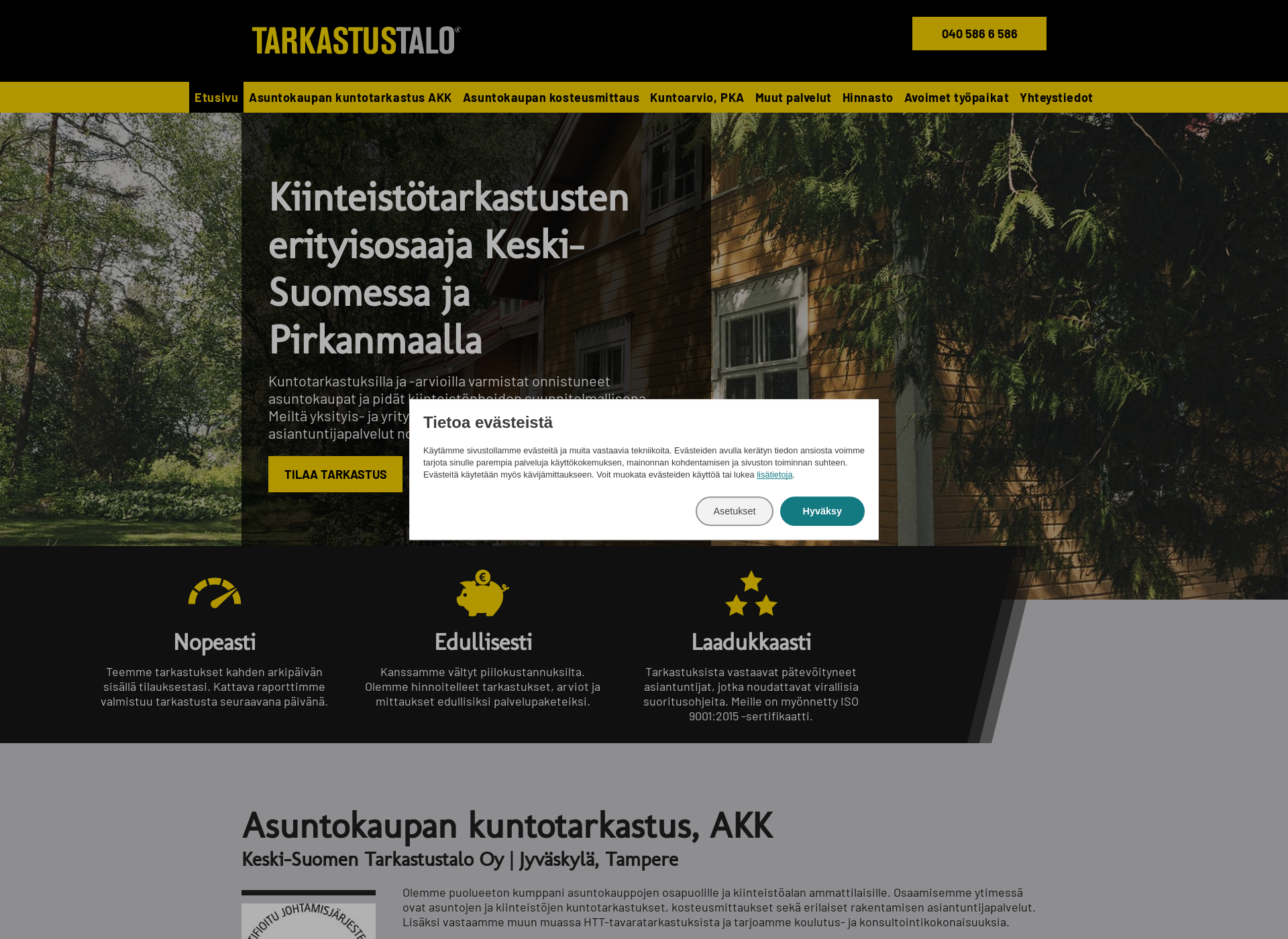 Skärmdump för sktarkastus.fi