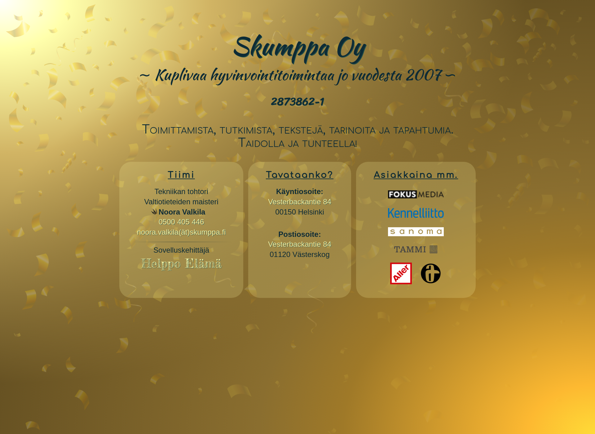 Screenshot for skumppa.fi