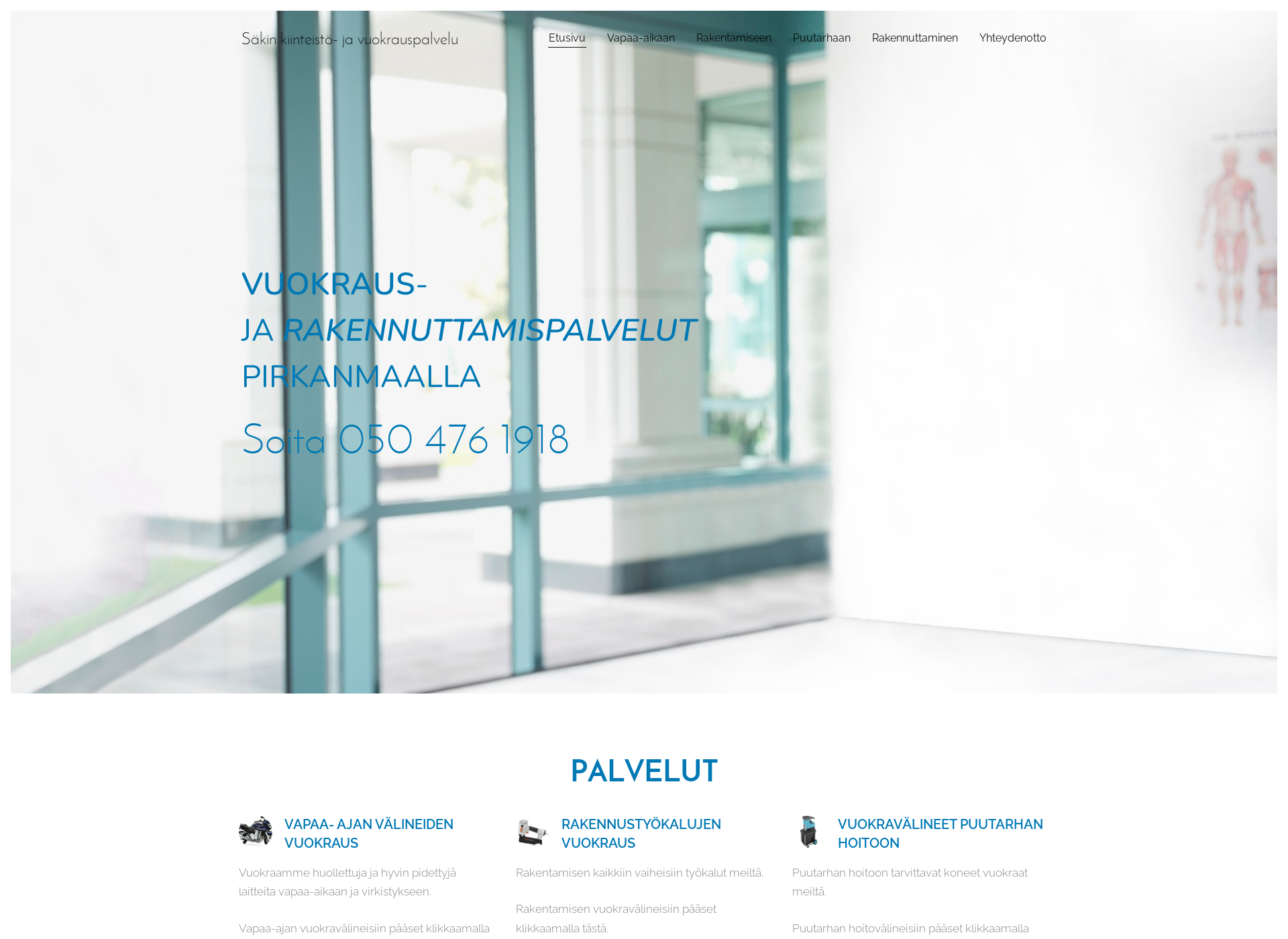 Screenshot for skvpalvelu.fi