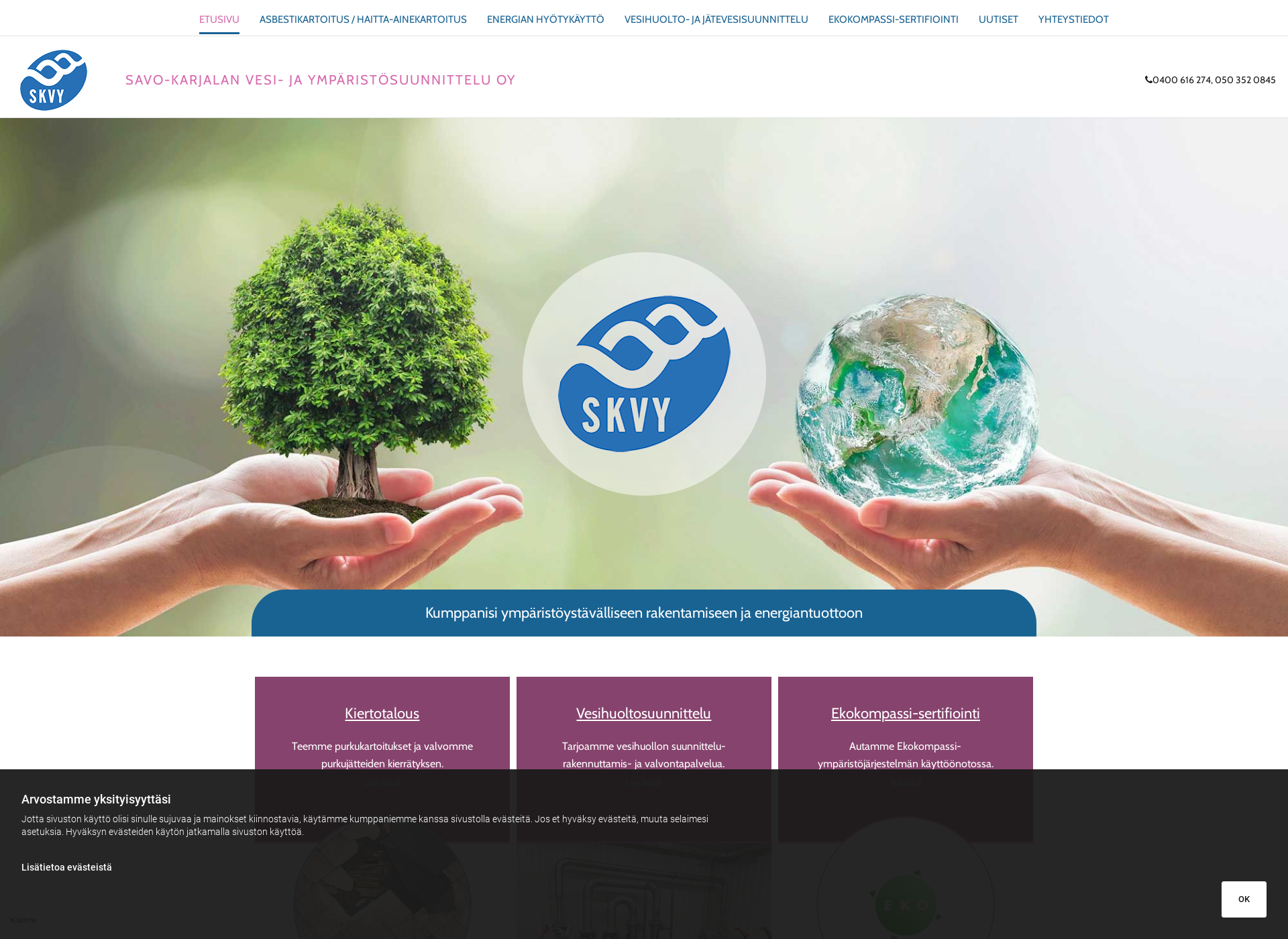 Screenshot for skvy.fi