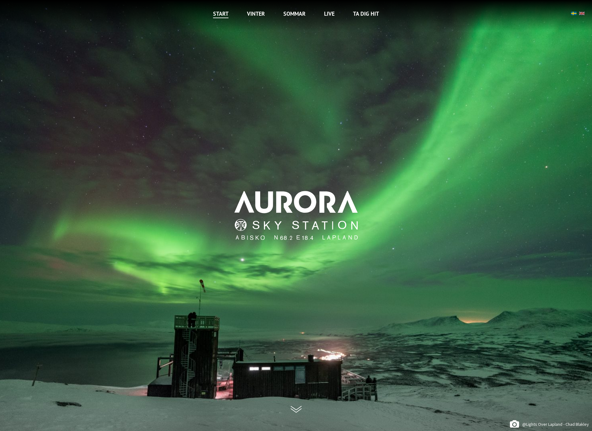 Screenshot for skyaurorastation.fi
