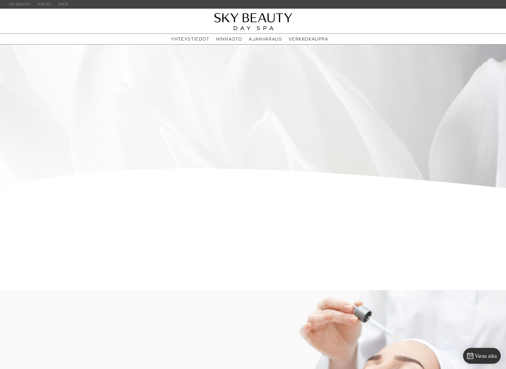 Skärmdump för skybeauty.fi