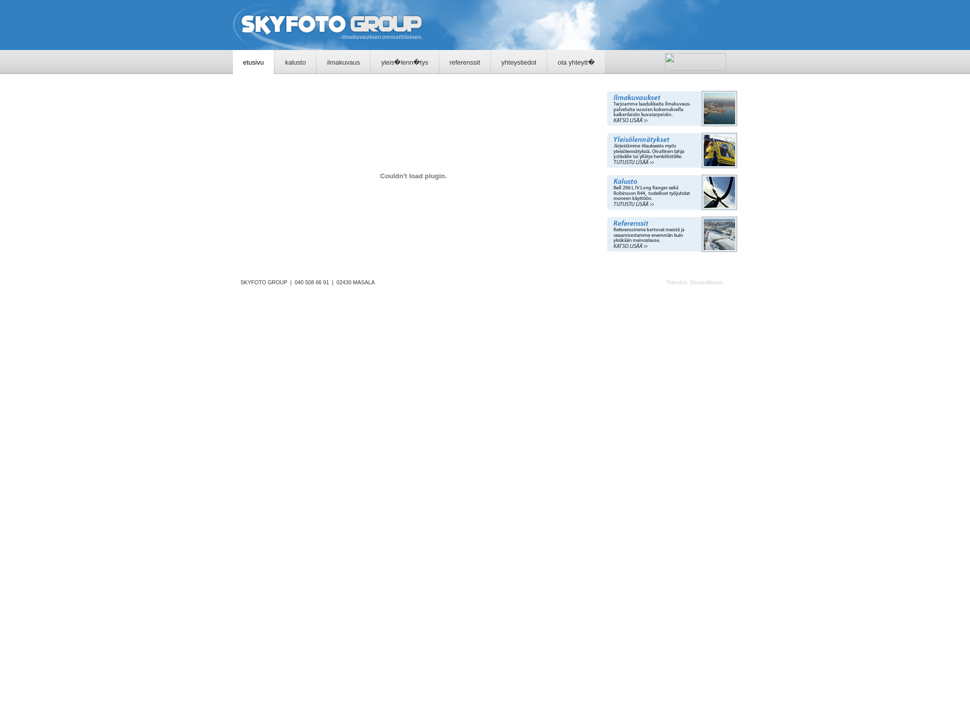 Screenshot for skyfoto.fi