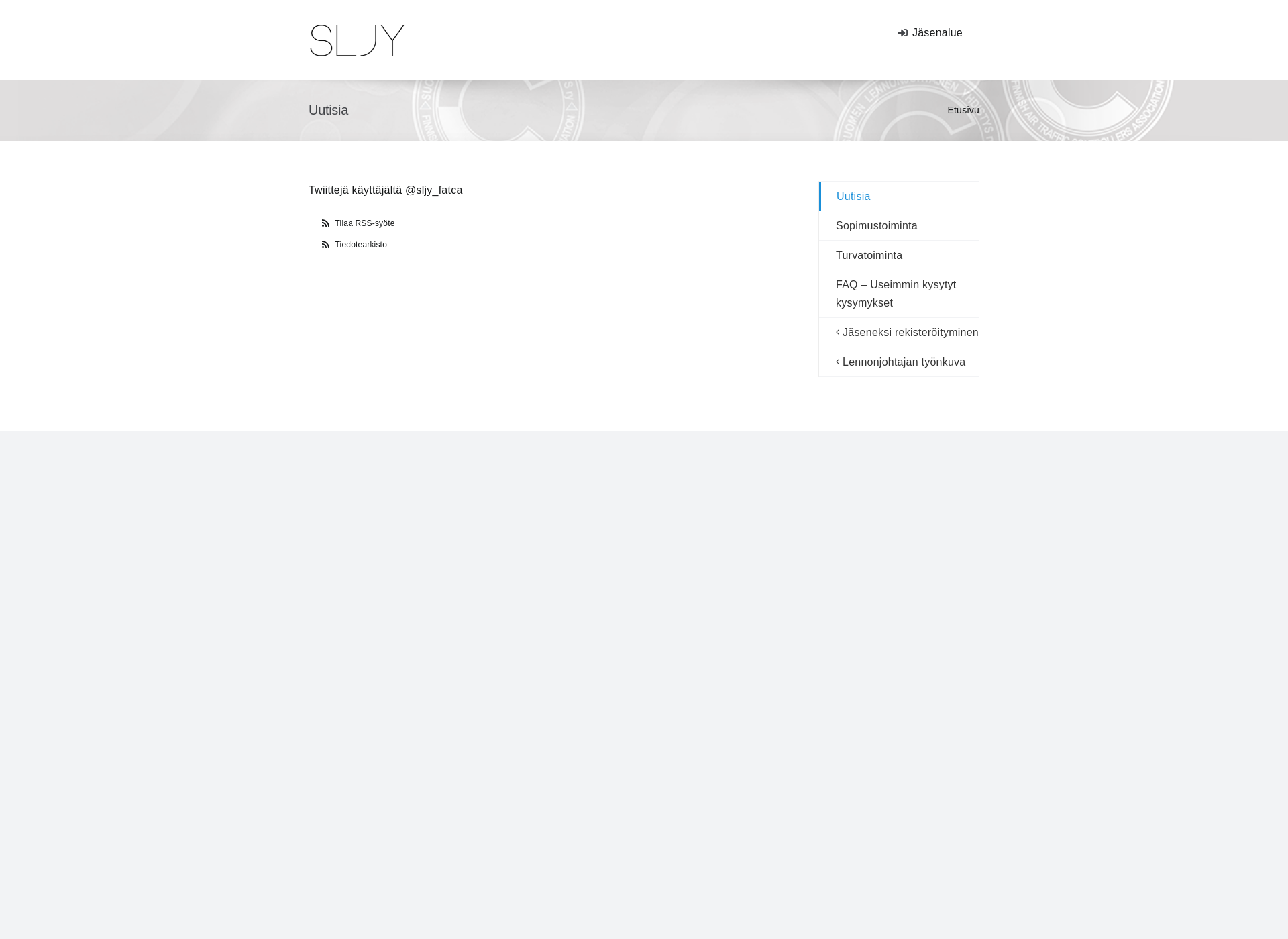 Screenshot for sljy.fi