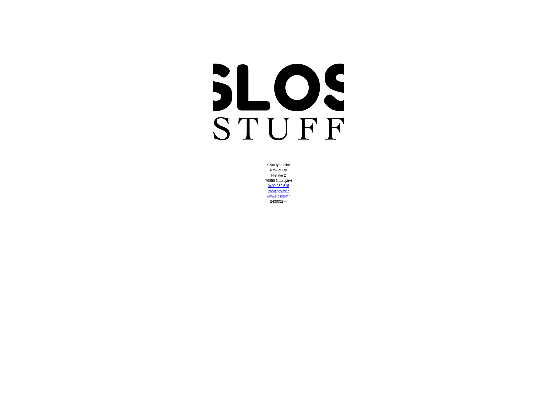 Screenshot for slosstuff.fi