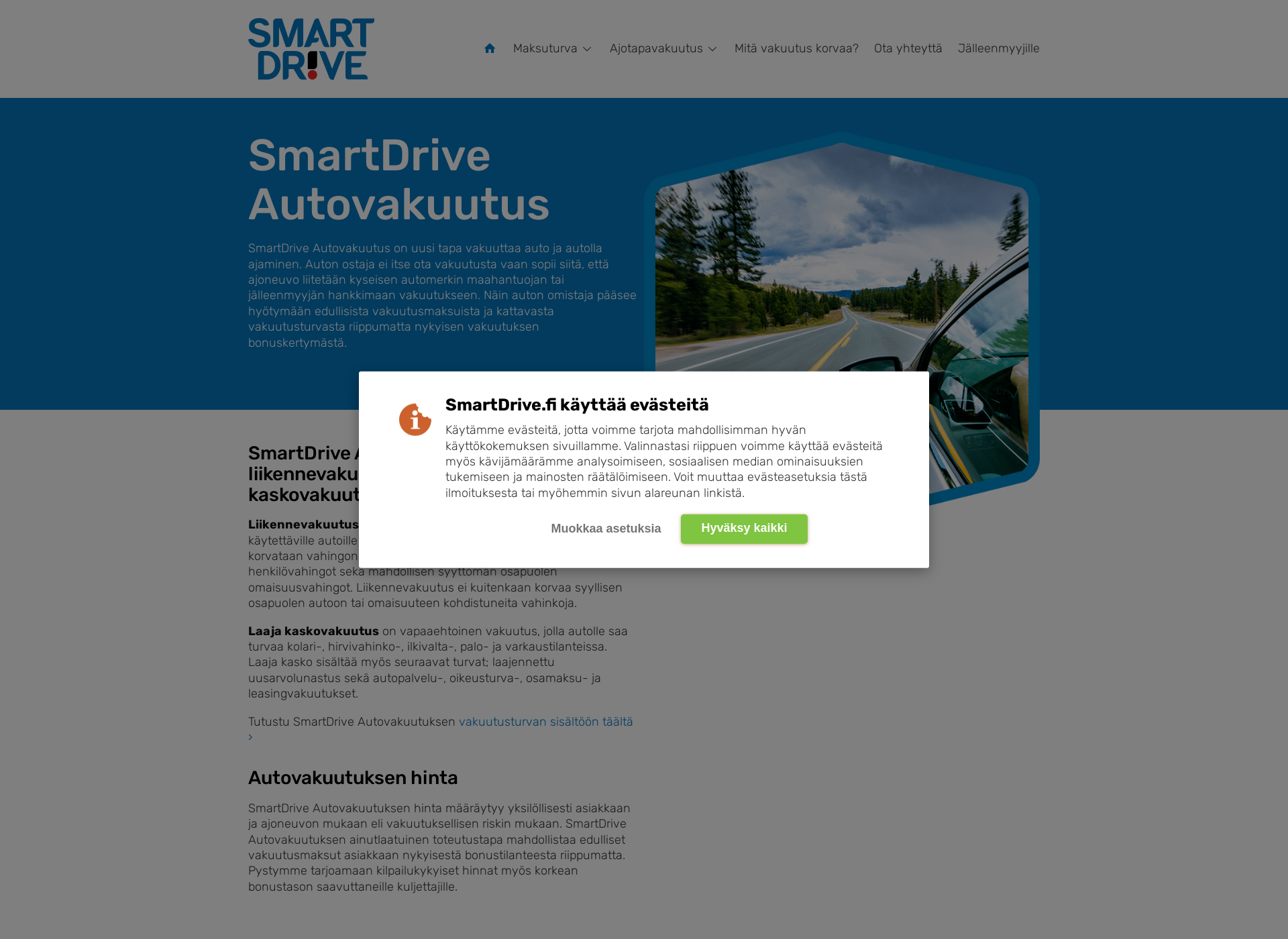 Screenshot for smartdrive.fi