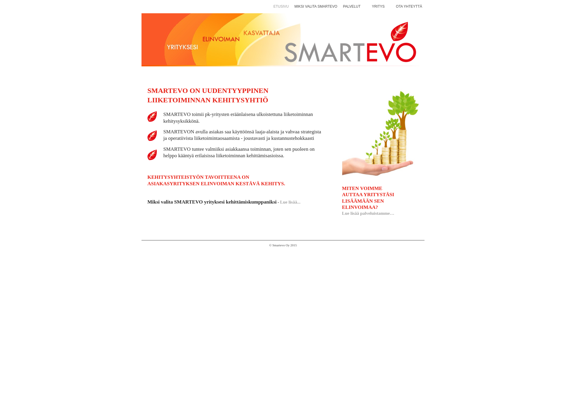 Screenshot for smartevo.fi