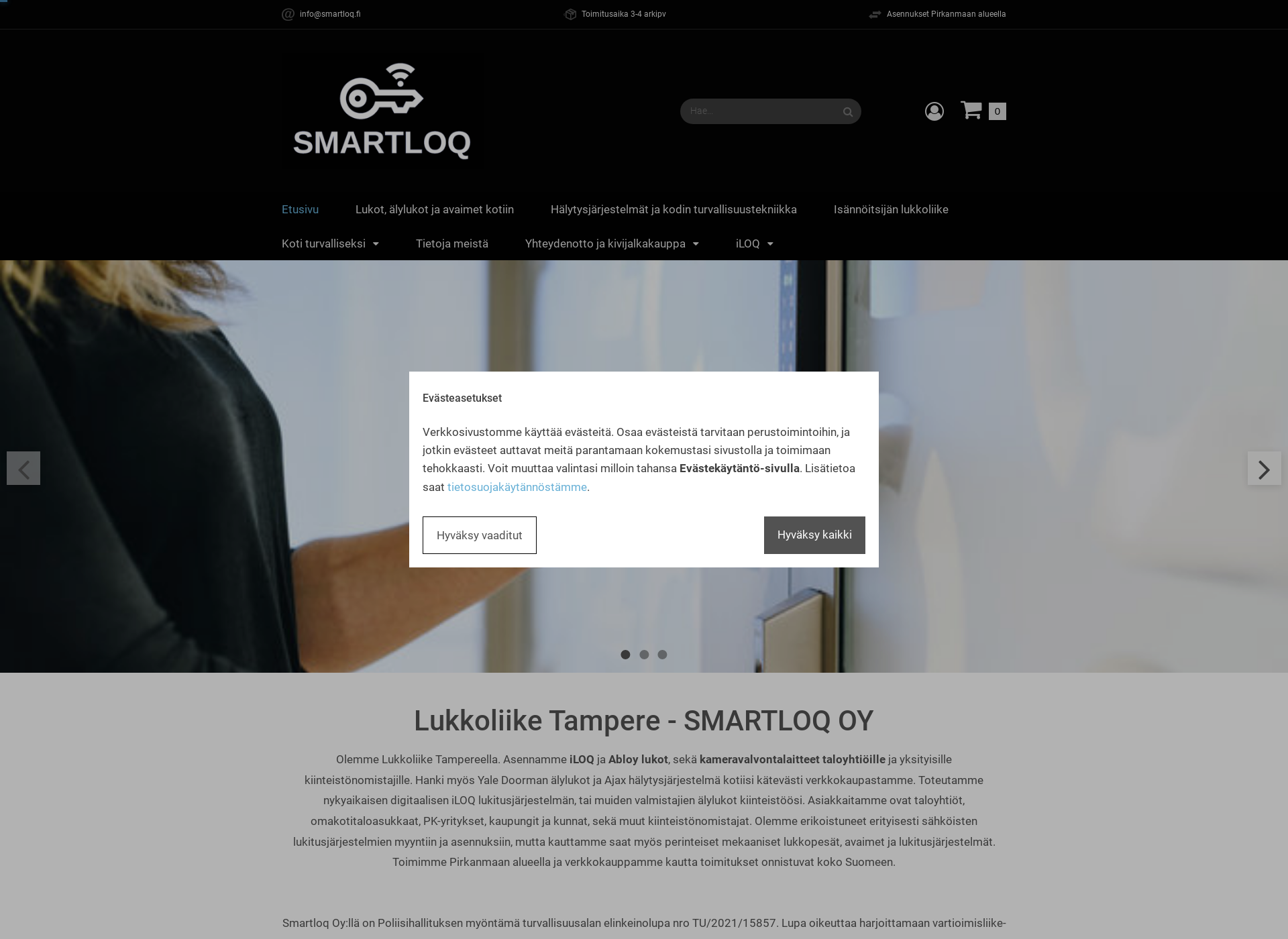 Screenshot for smartloq.fi