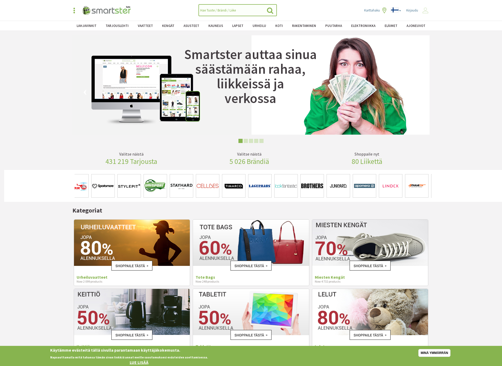 Screenshot for smartster.fi