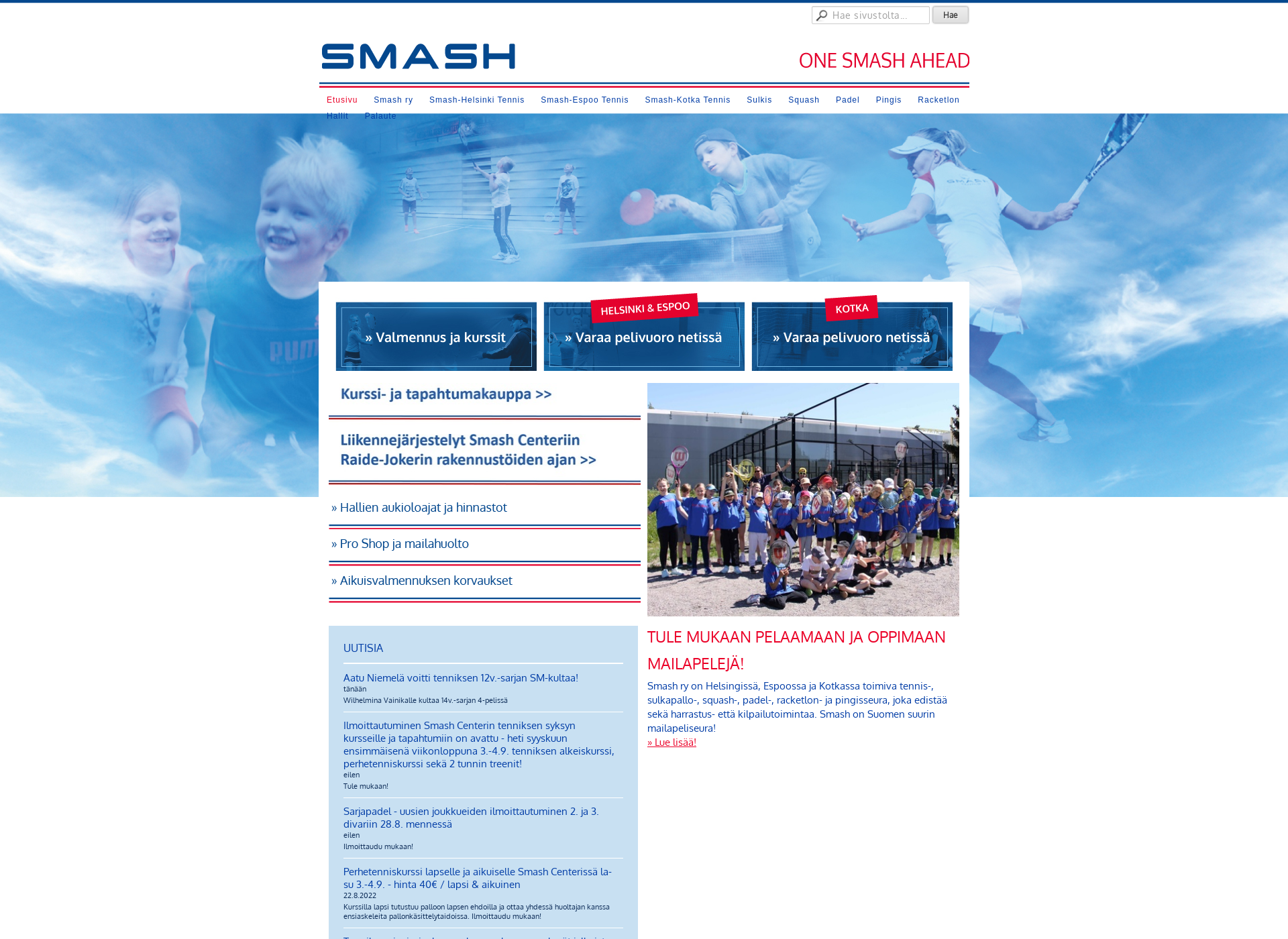 Screenshot for smashcenter.fi