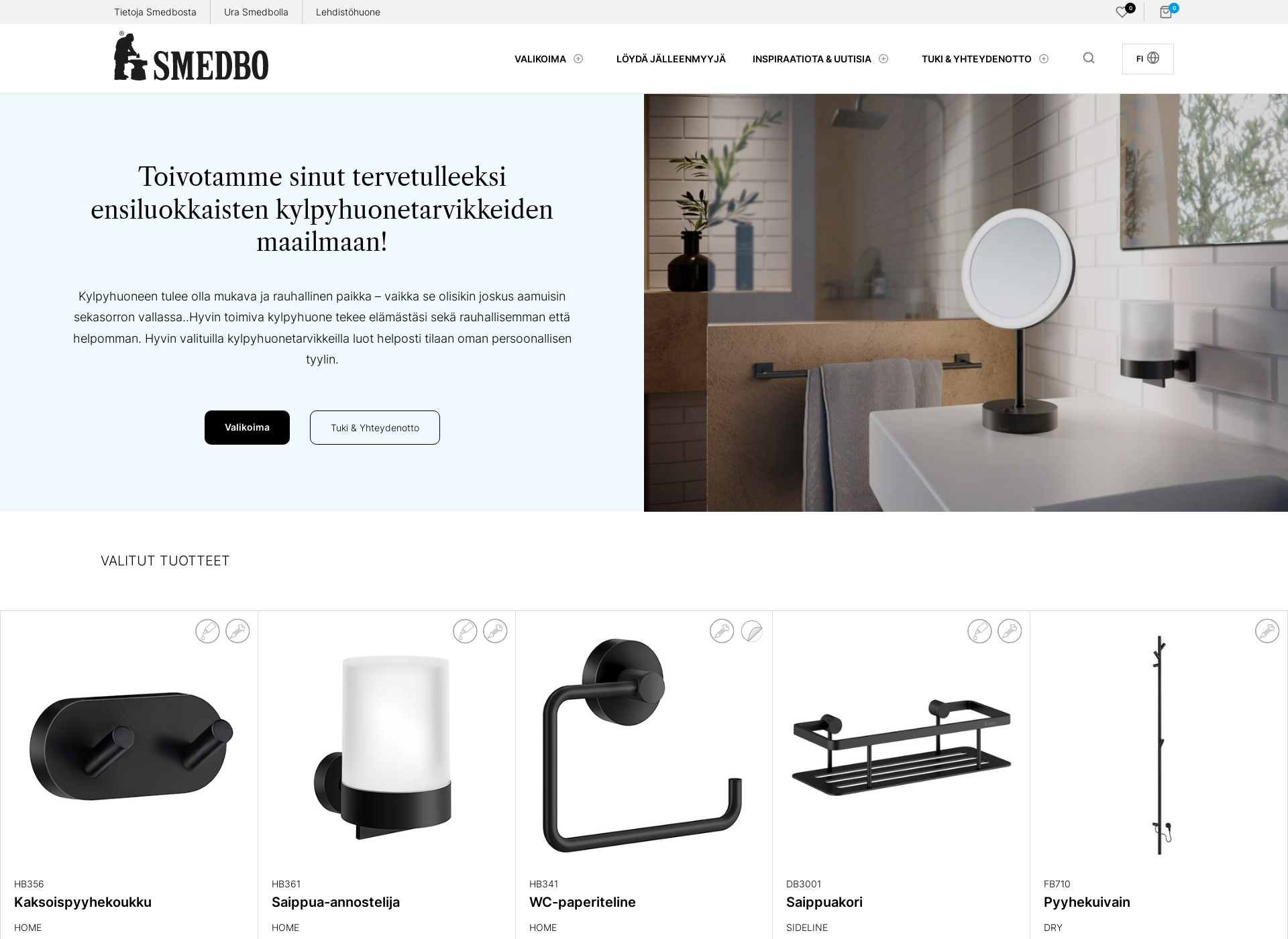 Screenshot for smedbo.fi