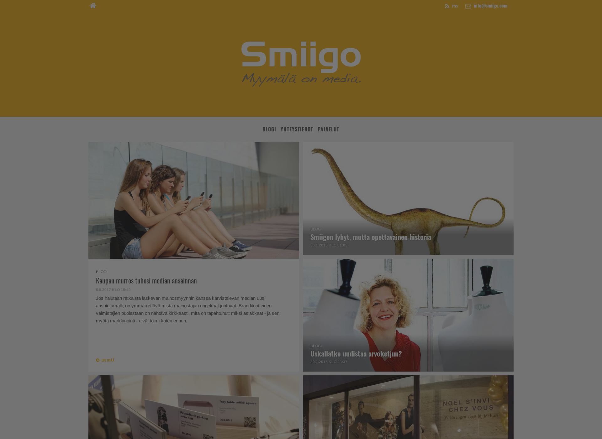 Screenshot for smiigo.fi